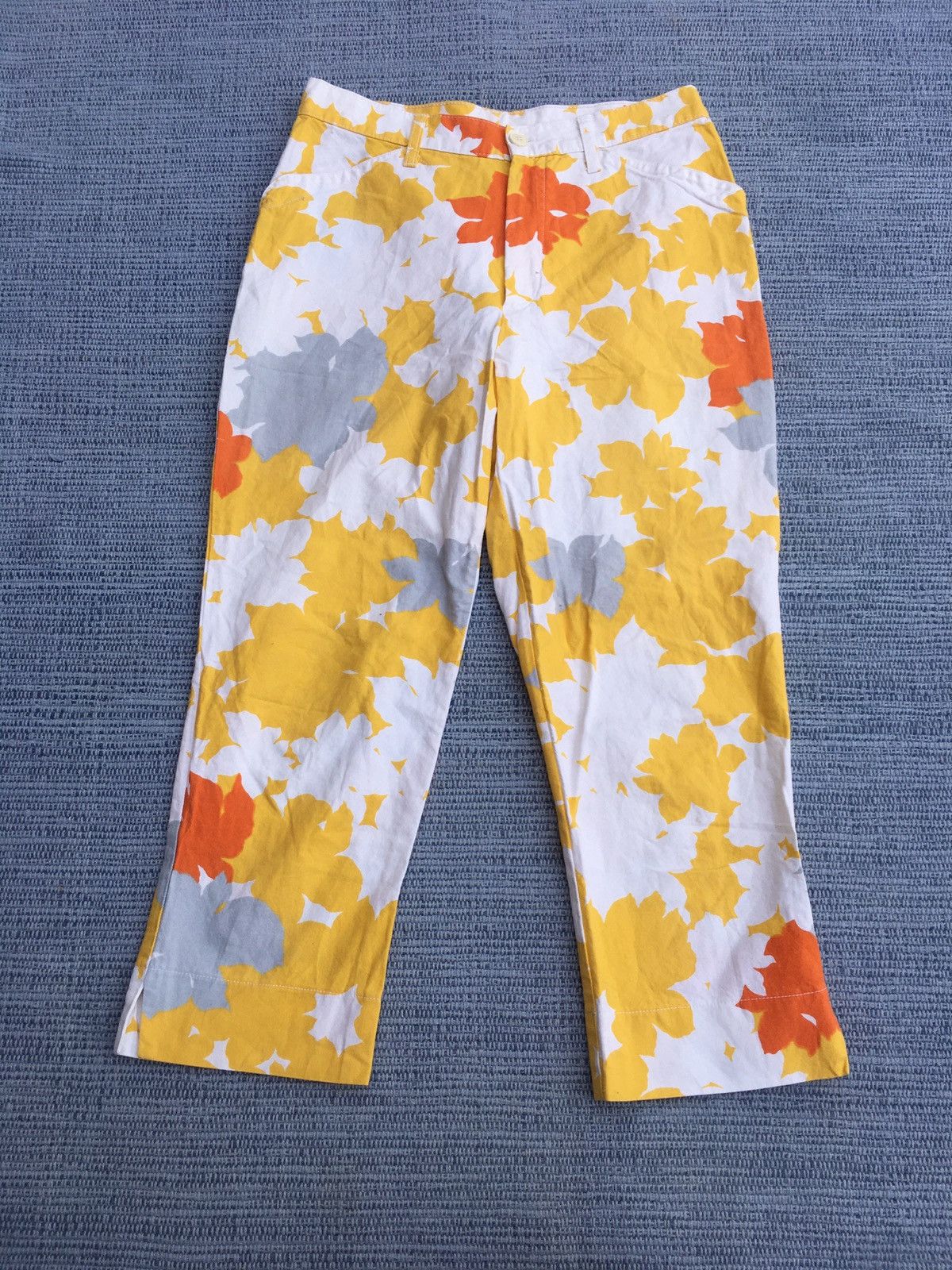 Vintage × agnes b. vintage agnes b cropped printed pants Size US 26 / EU 42 - 1 Thumbnail