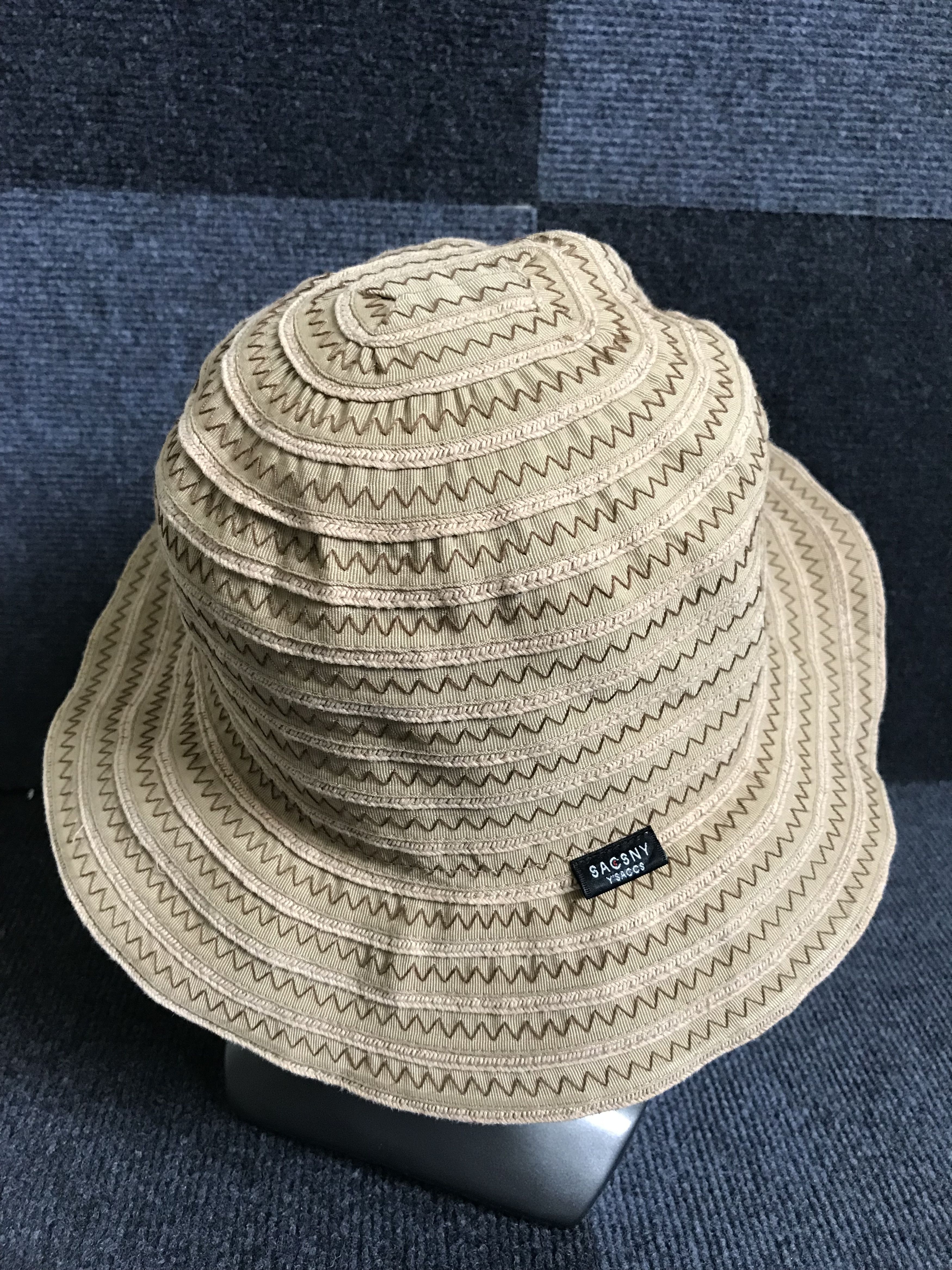 Japanese Brand × Yohji Yamamoto BSC7 SACSNY YSACC Yohji Yamamoto Artisanal Hat Size ONE SIZE - 4 Thumbnail