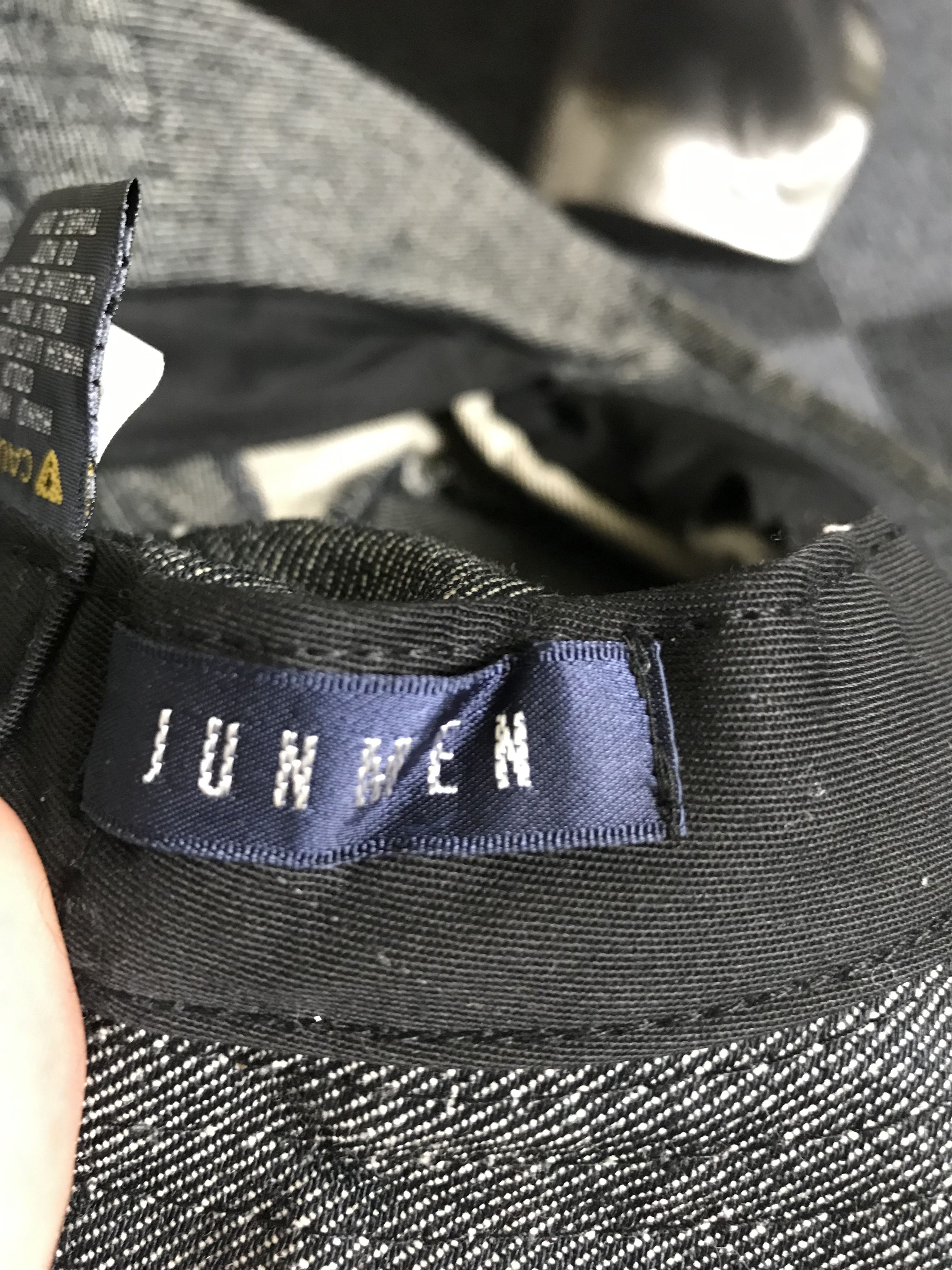Designer × Japanese Brand BSC9 JUNMEN Japan Patchwork Denim Hat Size ONE SIZE - 5 Thumbnail