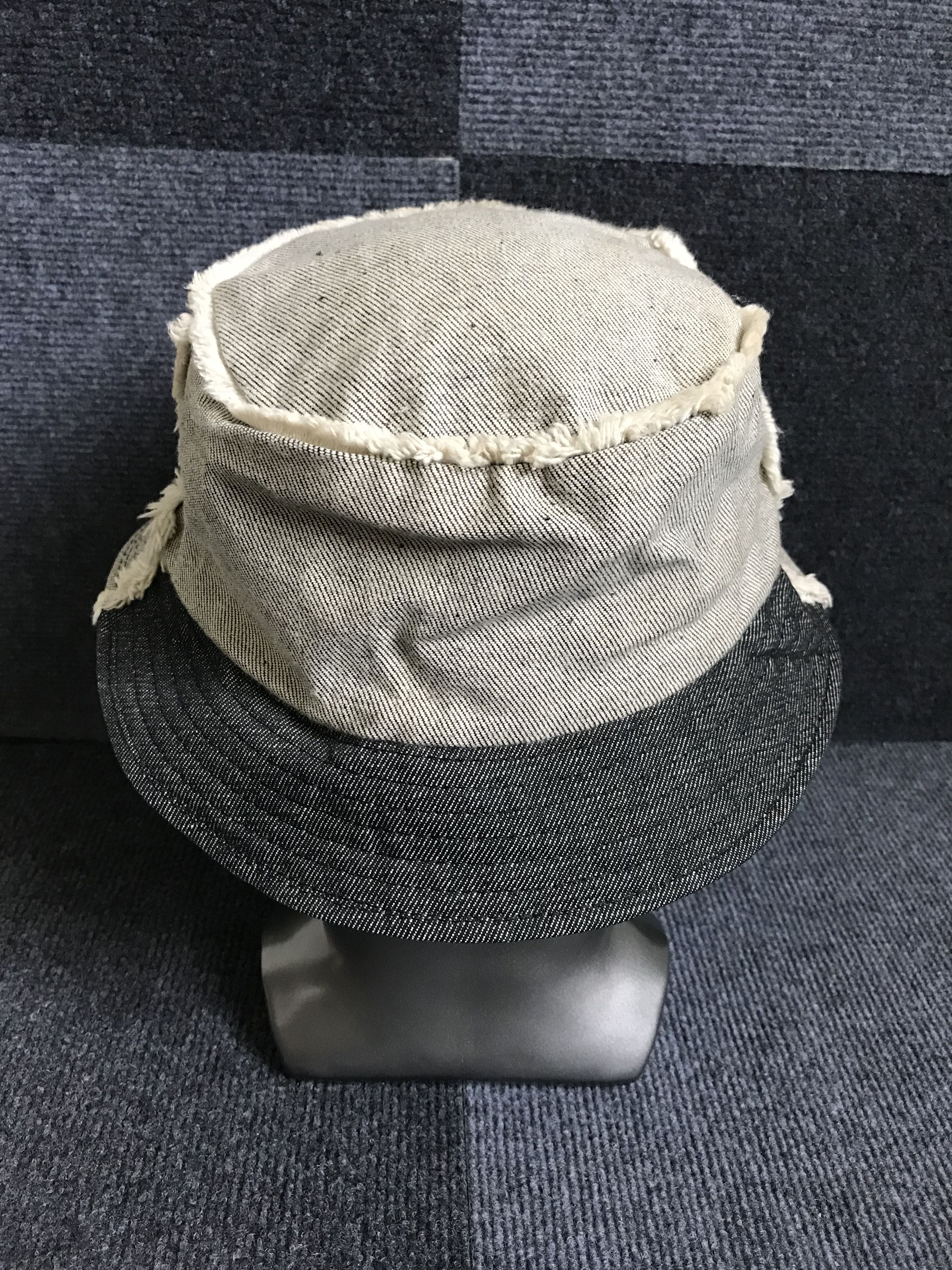 Designer × Japanese Brand BSC9 JUNMEN Japan Patchwork Denim Hat Size ONE SIZE - 3 Thumbnail