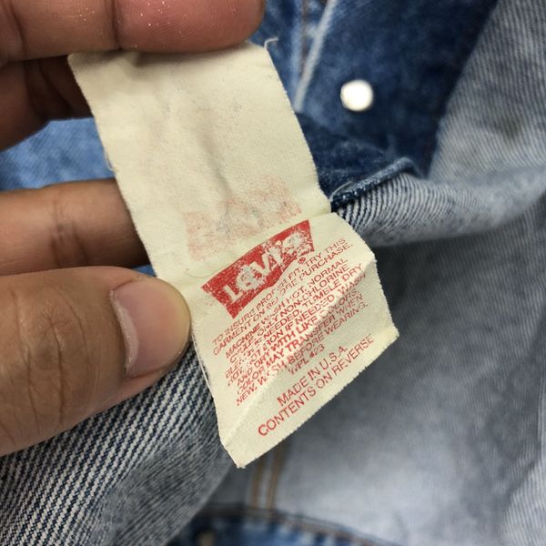 vintage made in USA Levi's 66 denim co