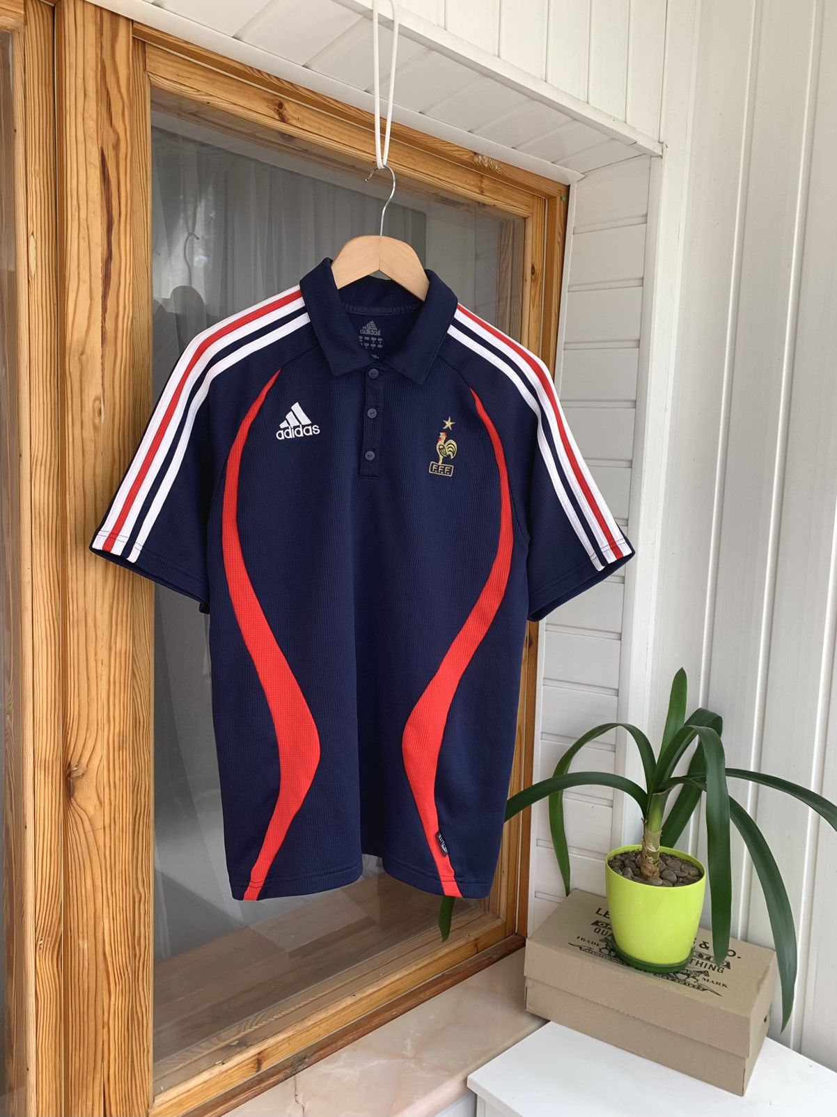 Vintage Adidas FRANCE Vintage 2006 Jersey Soccer Shirt Polo Size S-M Size US S / EU 44-46 / 1 - 1 Thumbnail