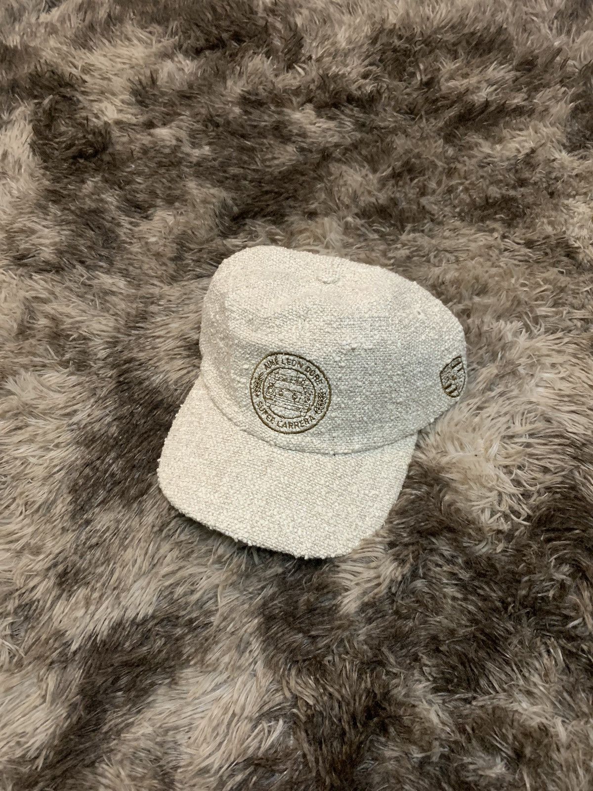 Aime Leon Dore X Porsche 911SC Boucle Hat Off White for Women