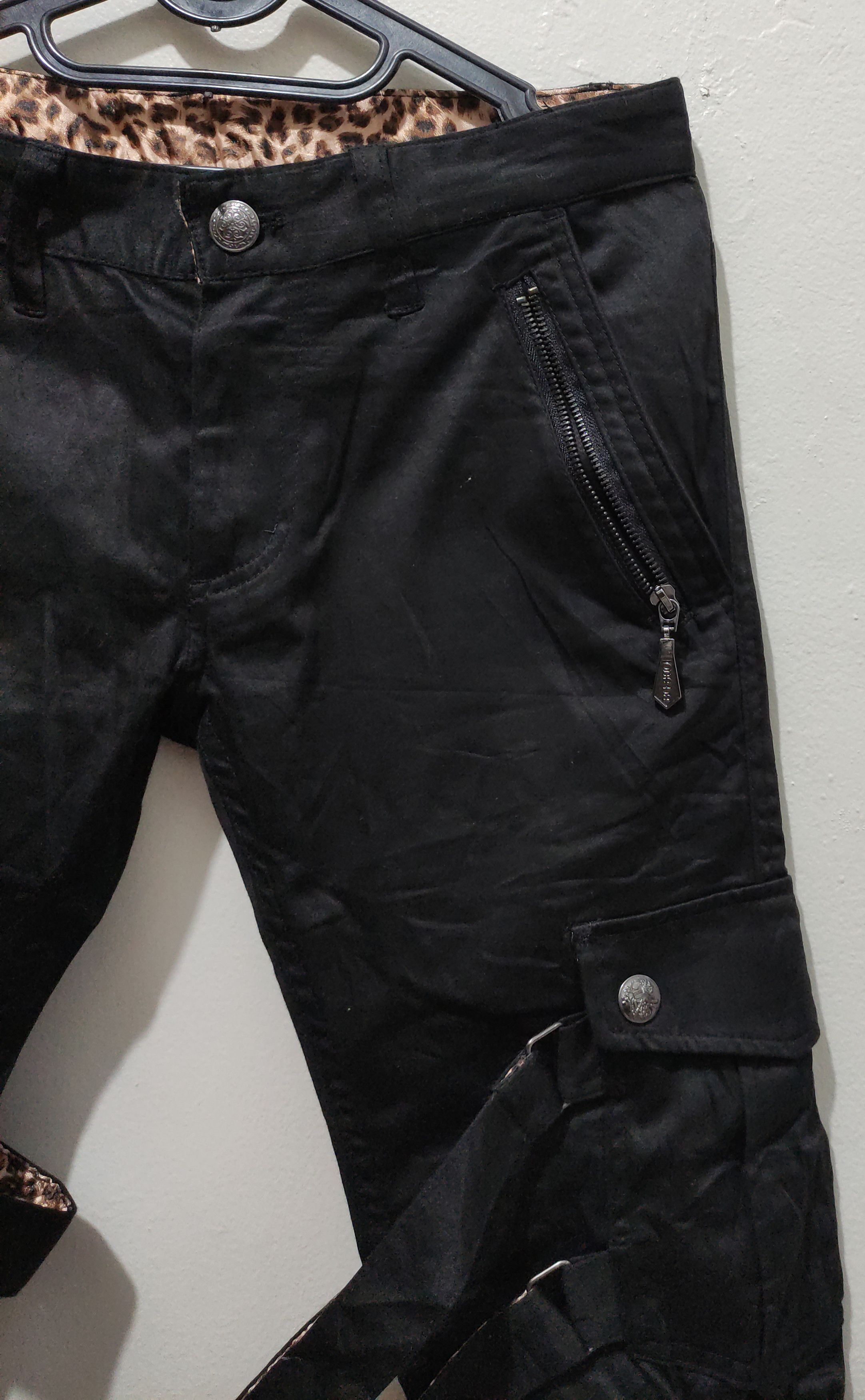 BG - SHO Seditonaries Bondage pants with leopard belt