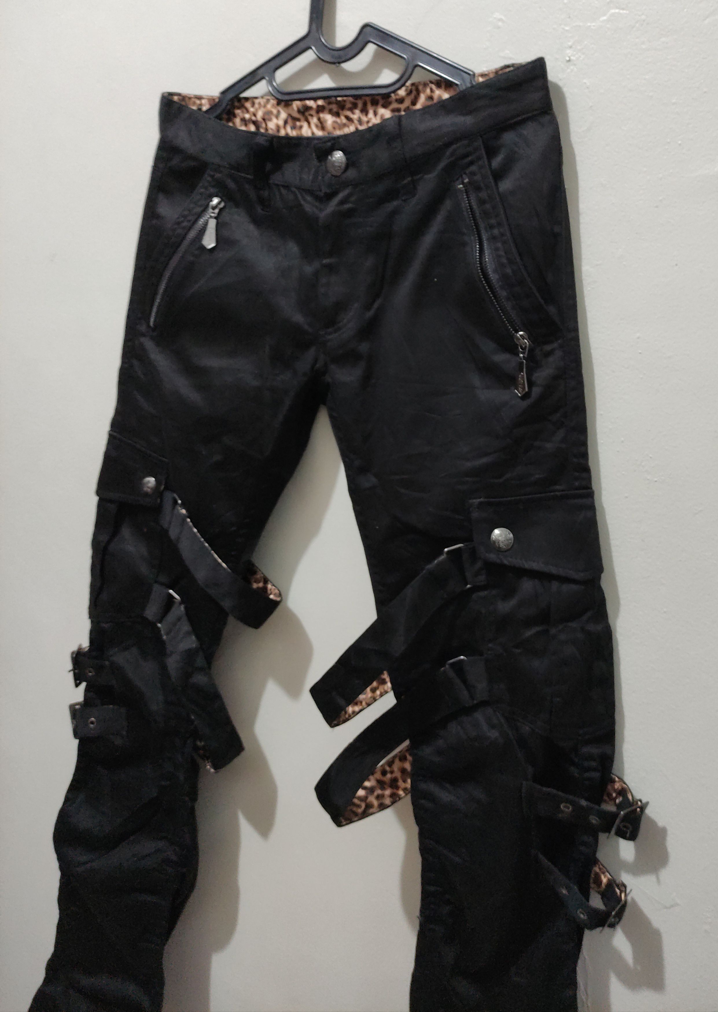 BG - SHO Seditonaries Bondage pants with leopard belt