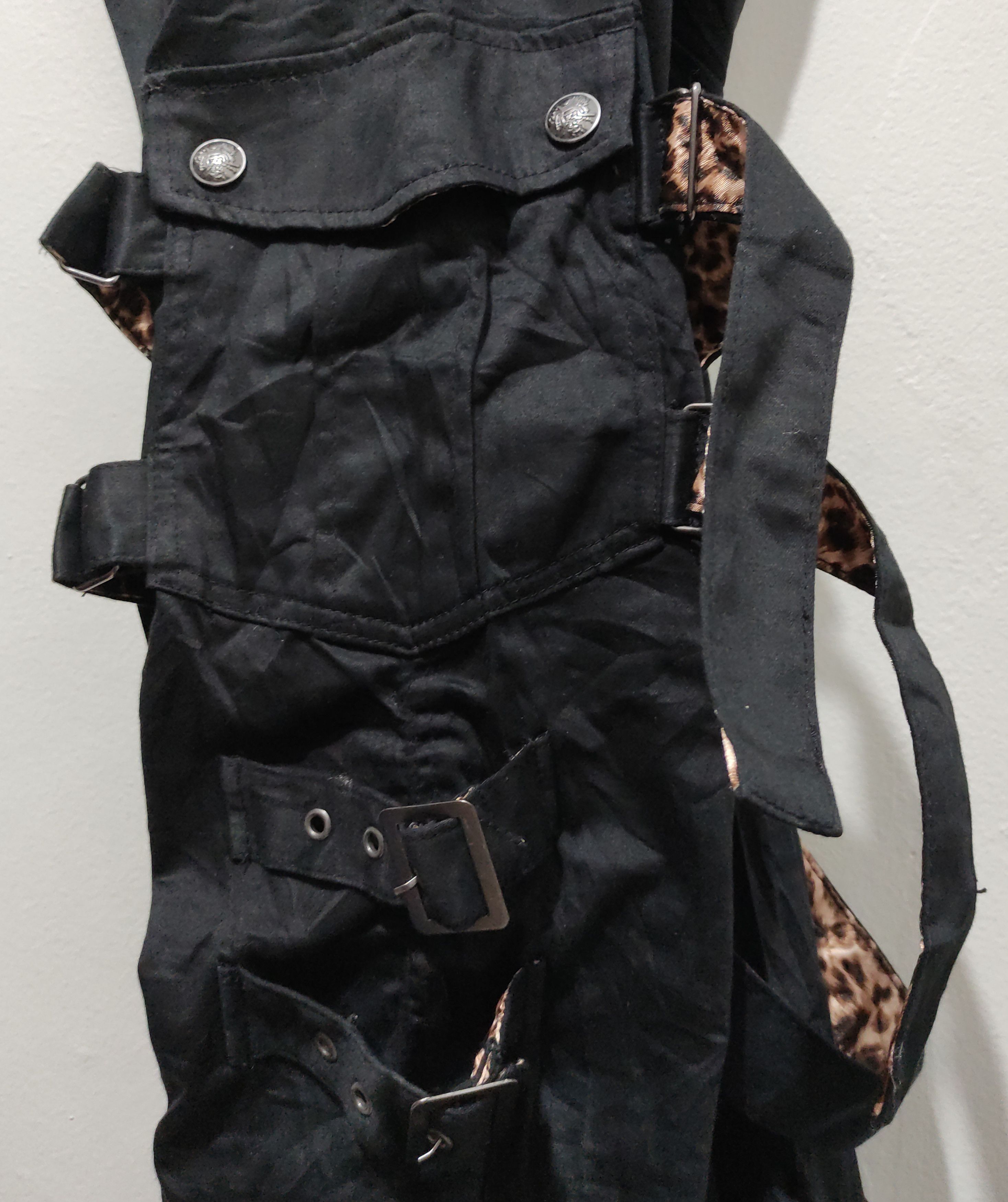 BG - SHO Seditonaries Bondage pants with leopard belt