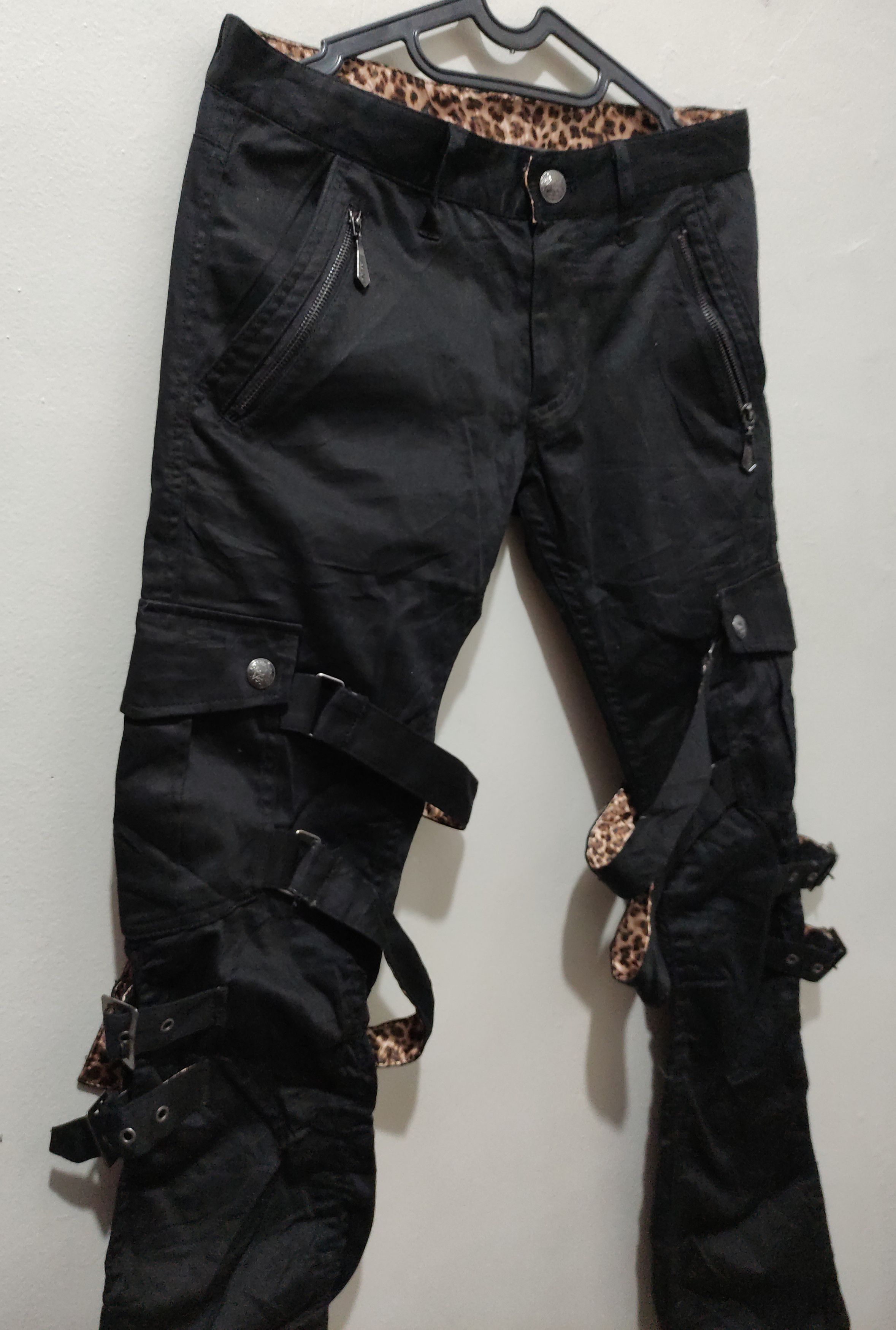 BG - SHO Seditonaries Bondage pants with leopard belt