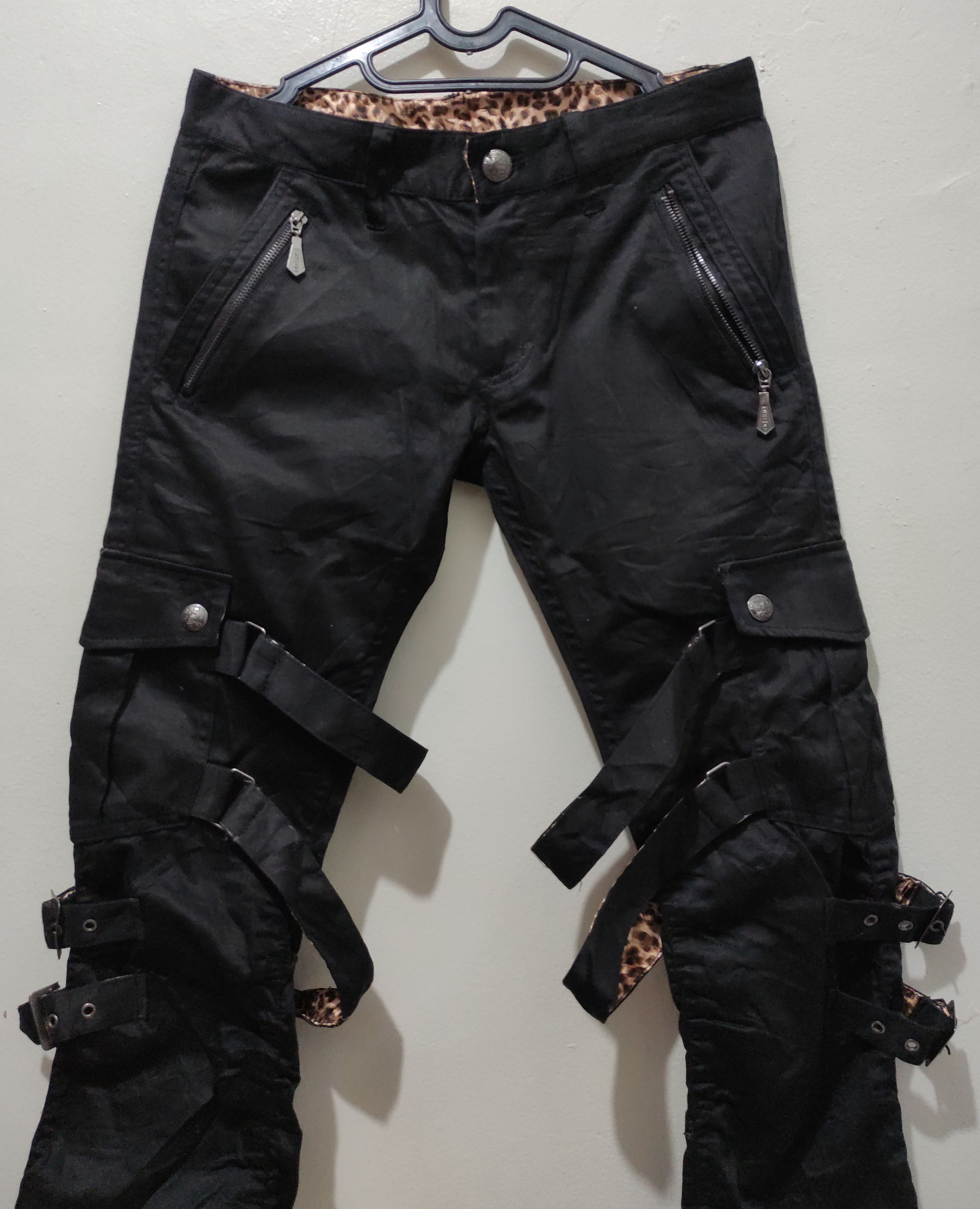 BG - SHO Seditonaries Bondage pants with leopard belt