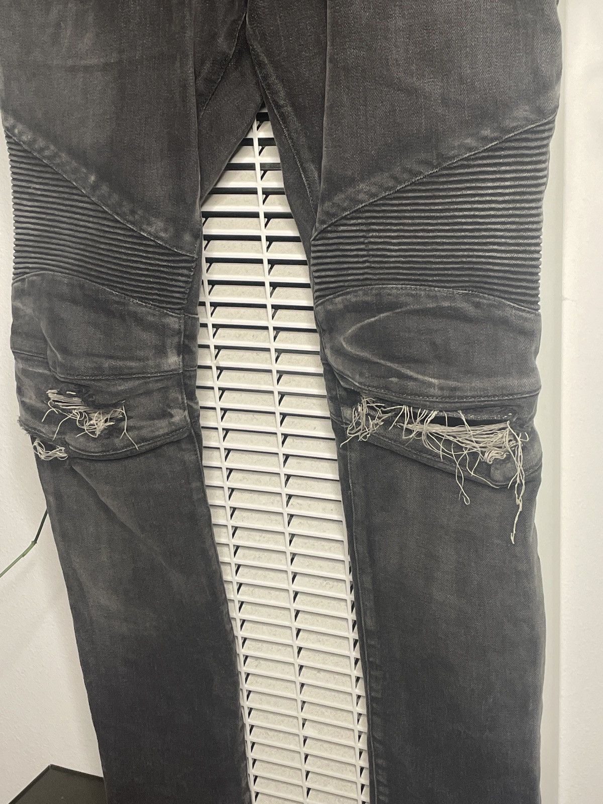 レア Balmain Decarnin(デカルナン)期Biker jeans Balmain | Jeans | Nwt Balmain Decarnin Campaign Eagle Biker