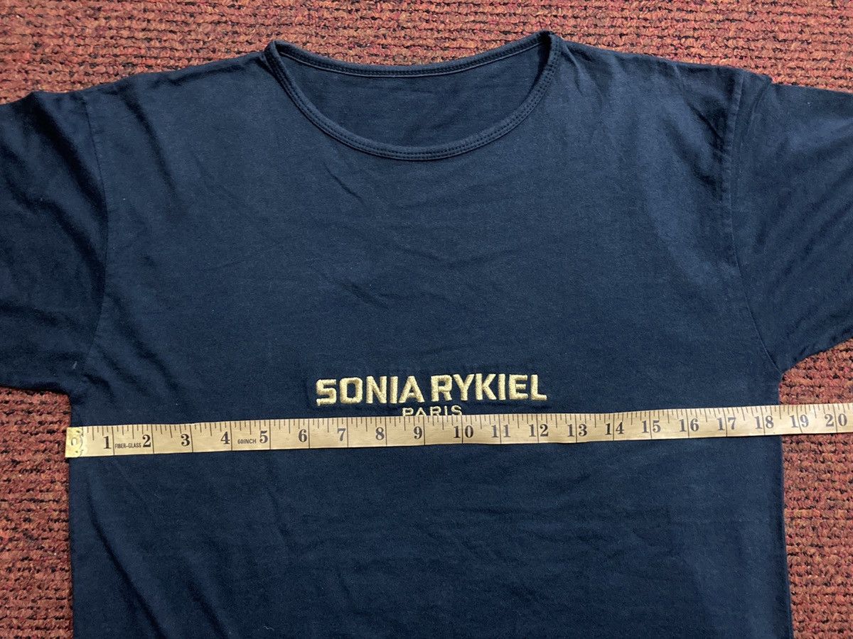 Sonia Rykiel × Vintage Vintage Sonia Rykiel Embroidered Spell Out Tee Size S / US 4 / IT 40 - 4 Thumbnail