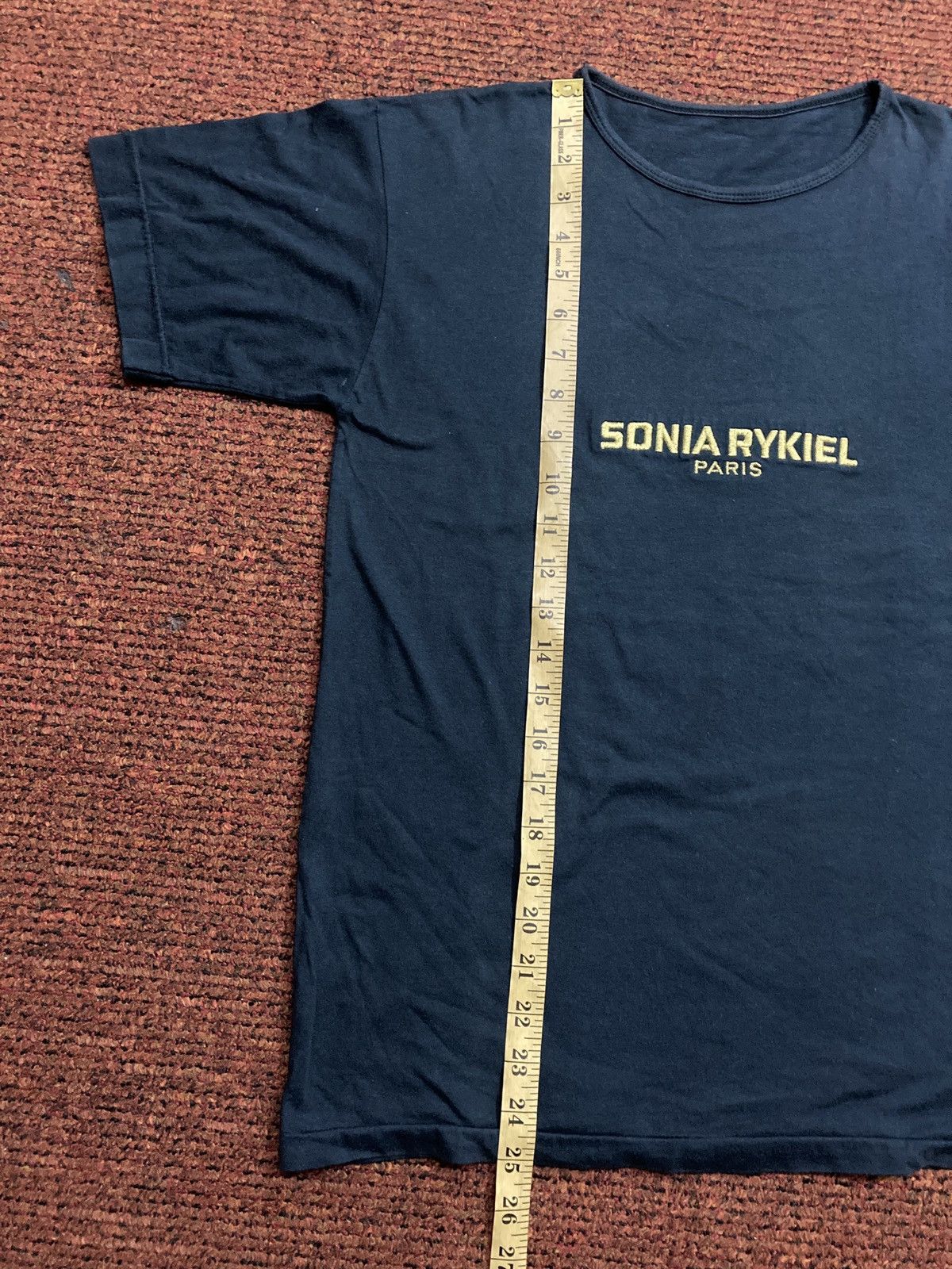 Sonia Rykiel × Vintage Vintage Sonia Rykiel Embroidered Spell Out Tee Size S / US 4 / IT 40 - 5 Thumbnail