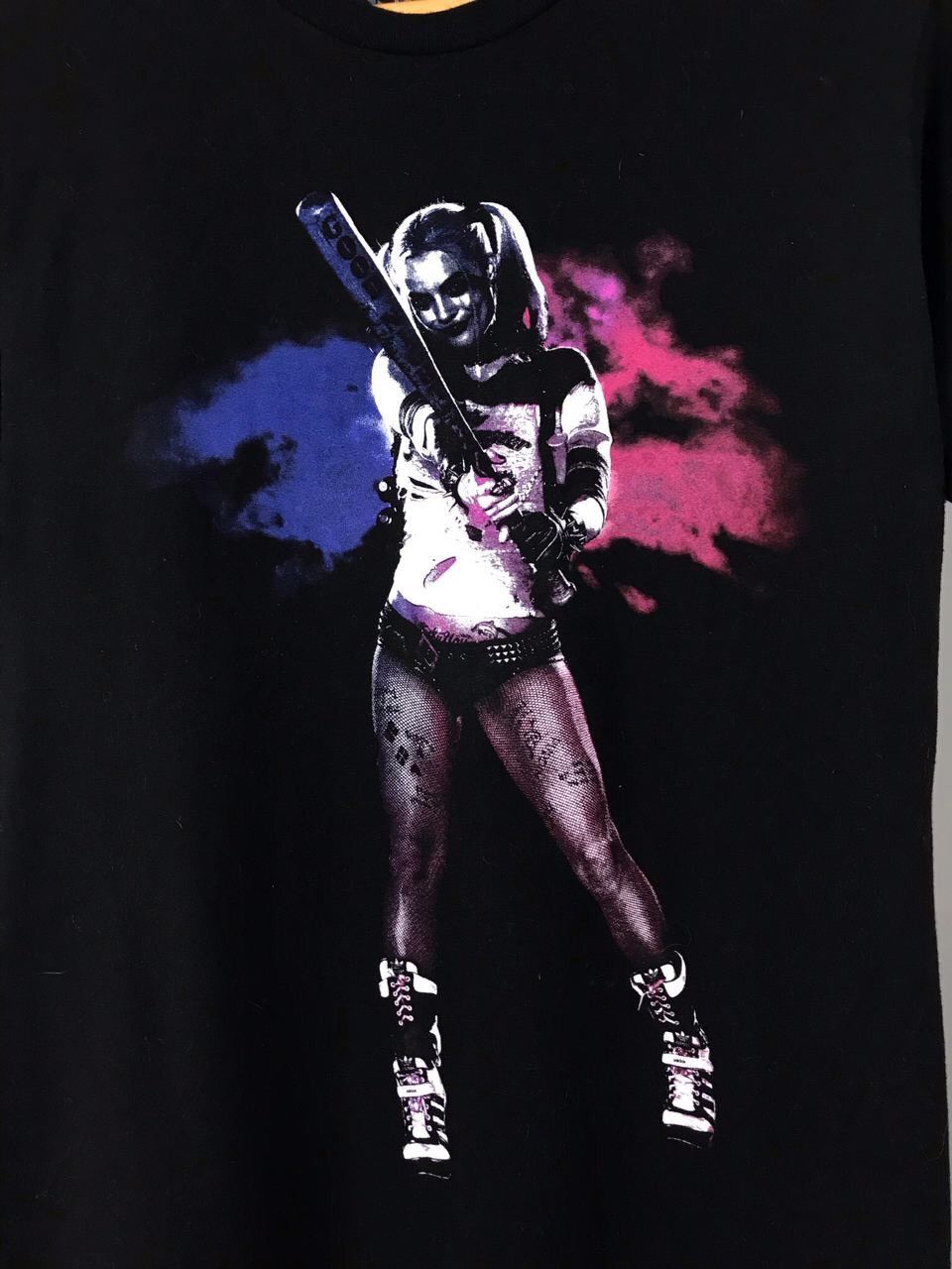 DC Comics × Vintage Harley Quinn Suicide Squad Movie Black Tee Size US M / EU 48-50 / 2 - 3 Thumbnail