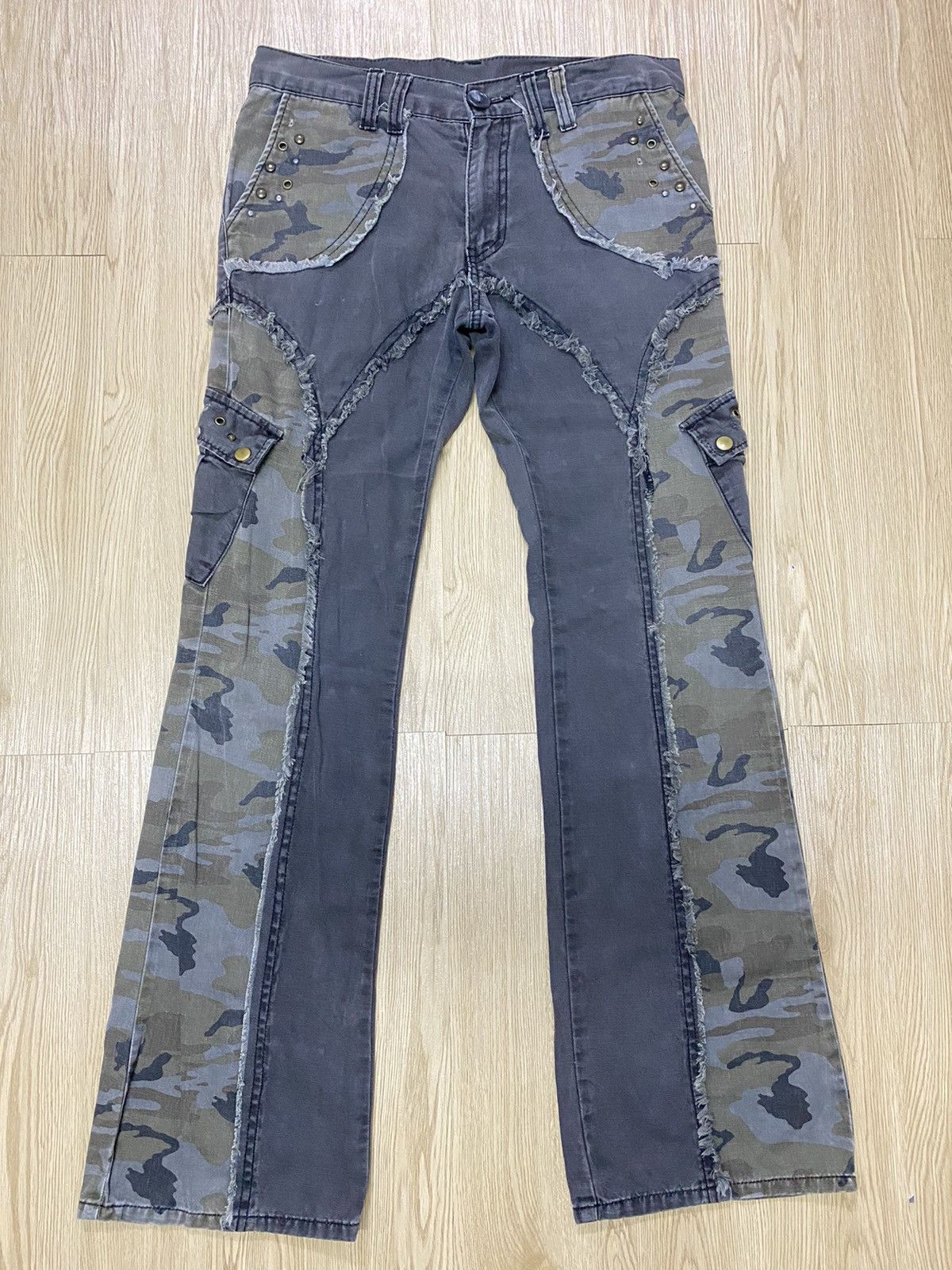 Bootcut Cargo Kapital Patchwork Style