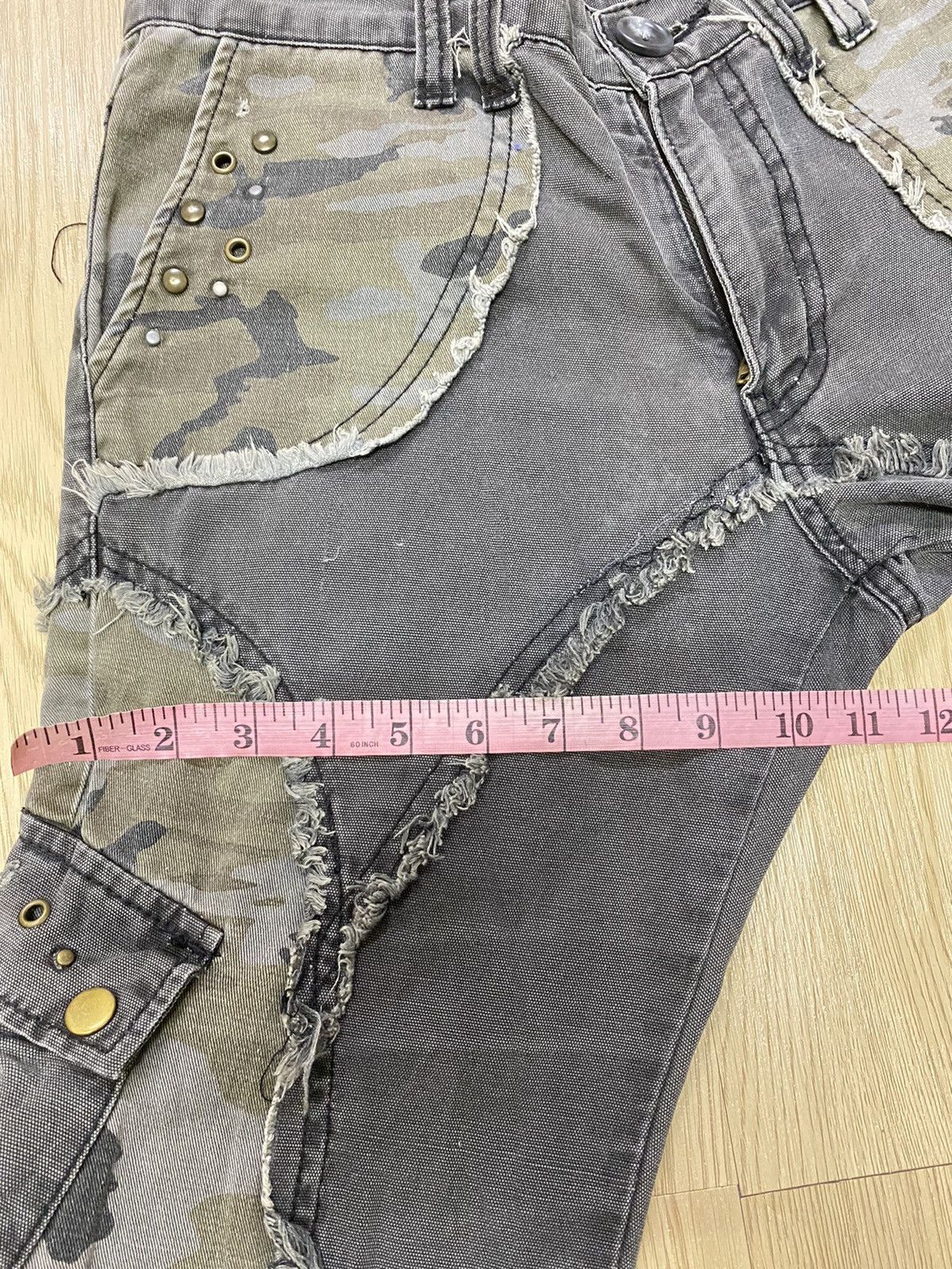 Japanese Brand Bootcut Cargo Kapital Patchwork Style Size US 32 / EU 48 - 17 Thumbnail