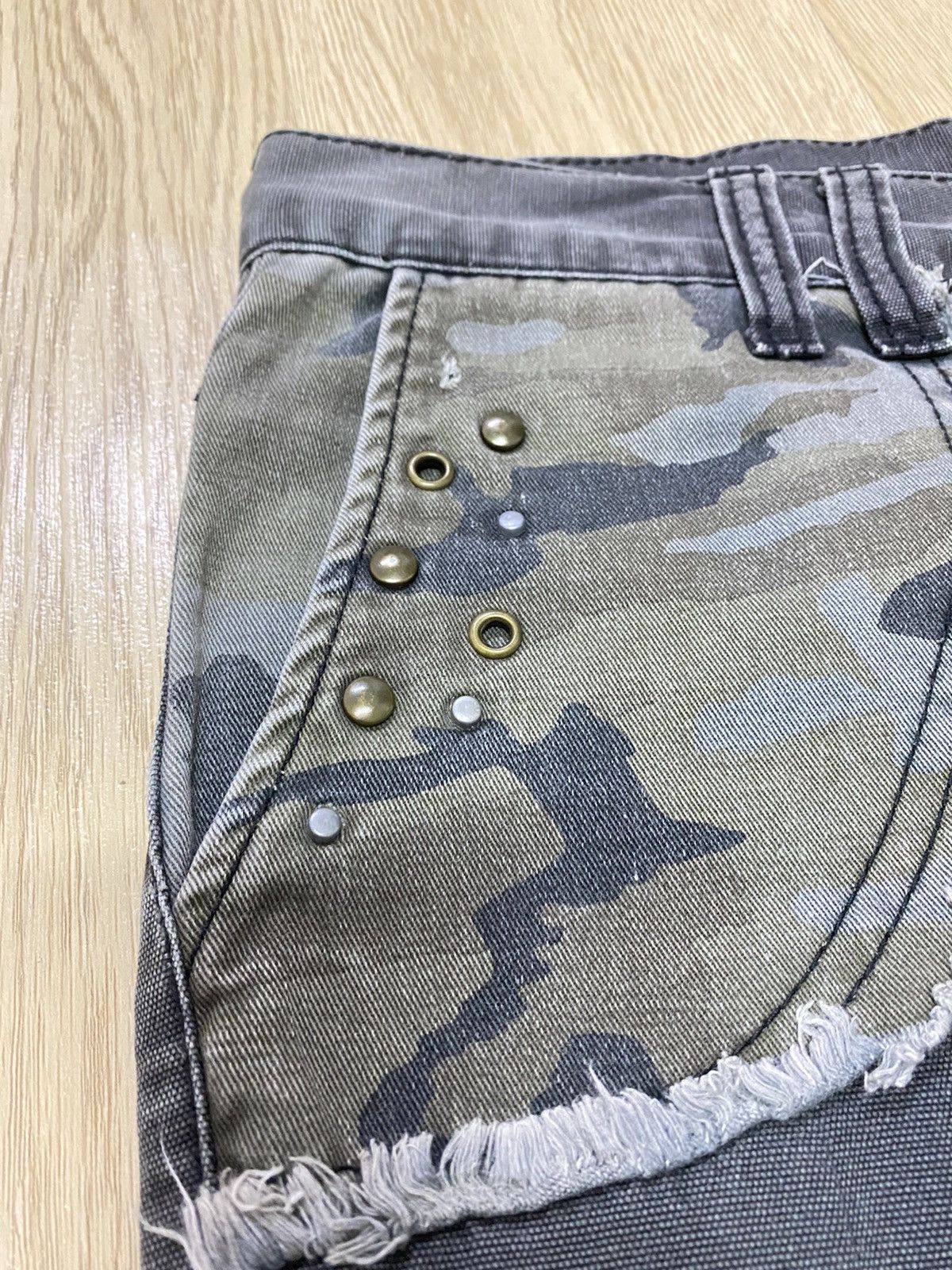 Japanese Brand Bootcut Cargo Kapital Patchwork Style Size US 32 / EU 48 - 3 Thumbnail