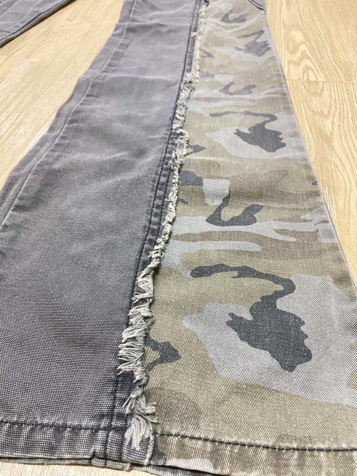 Japanese Brand Bootcut Cargo Kapital Patchwork Style Size US 32 / EU 48 - 5 Thumbnail
