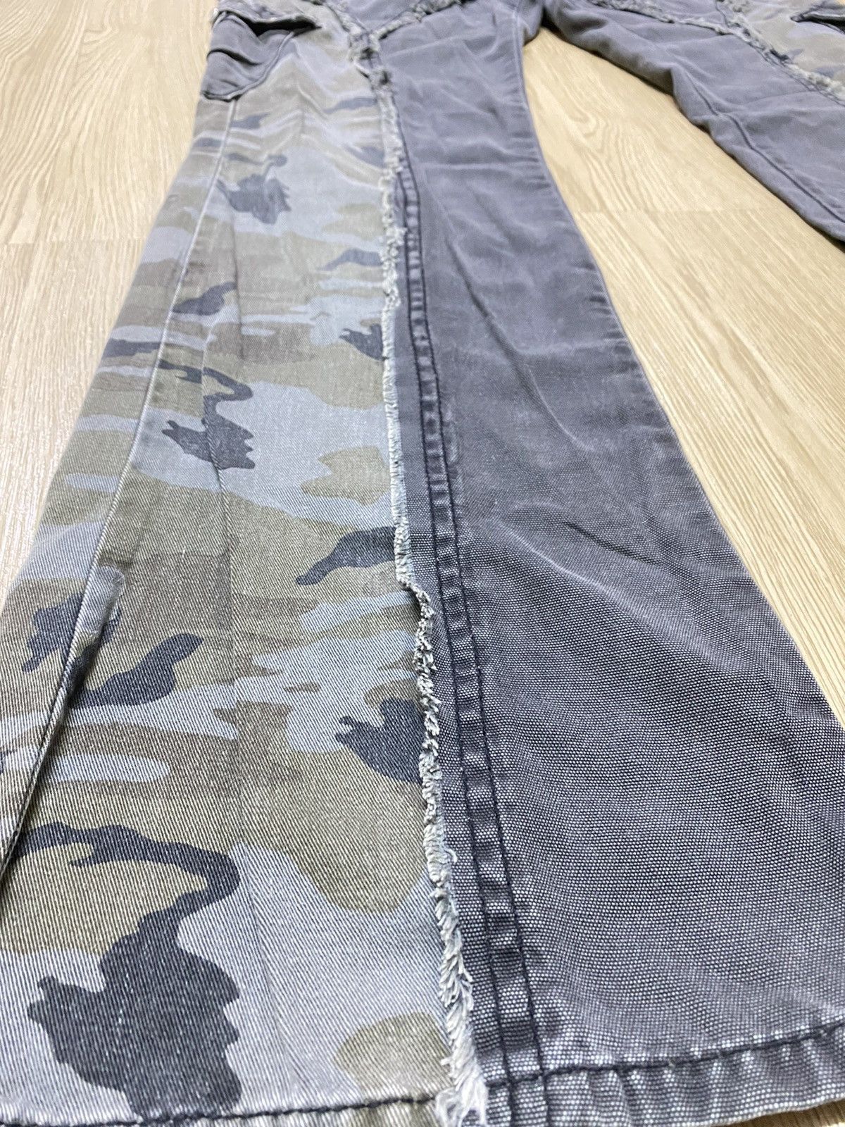 Japanese Brand Bootcut Cargo Kapital Patchwork Style Size US 32 / EU 48 - 6 Thumbnail