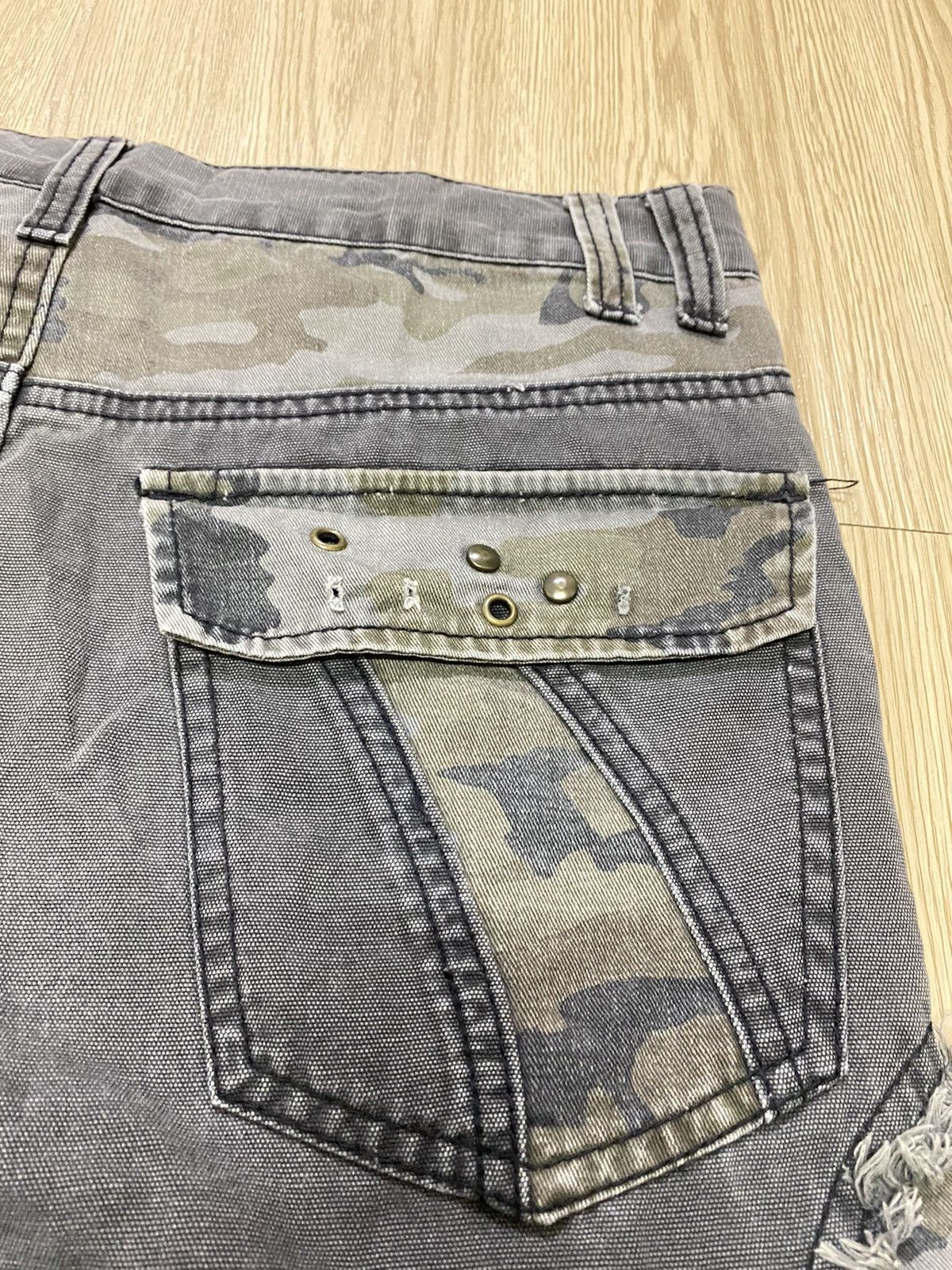 Japanese Brand Bootcut Cargo Kapital Patchwork Style Size US 32 / EU 48 - 9 Thumbnail