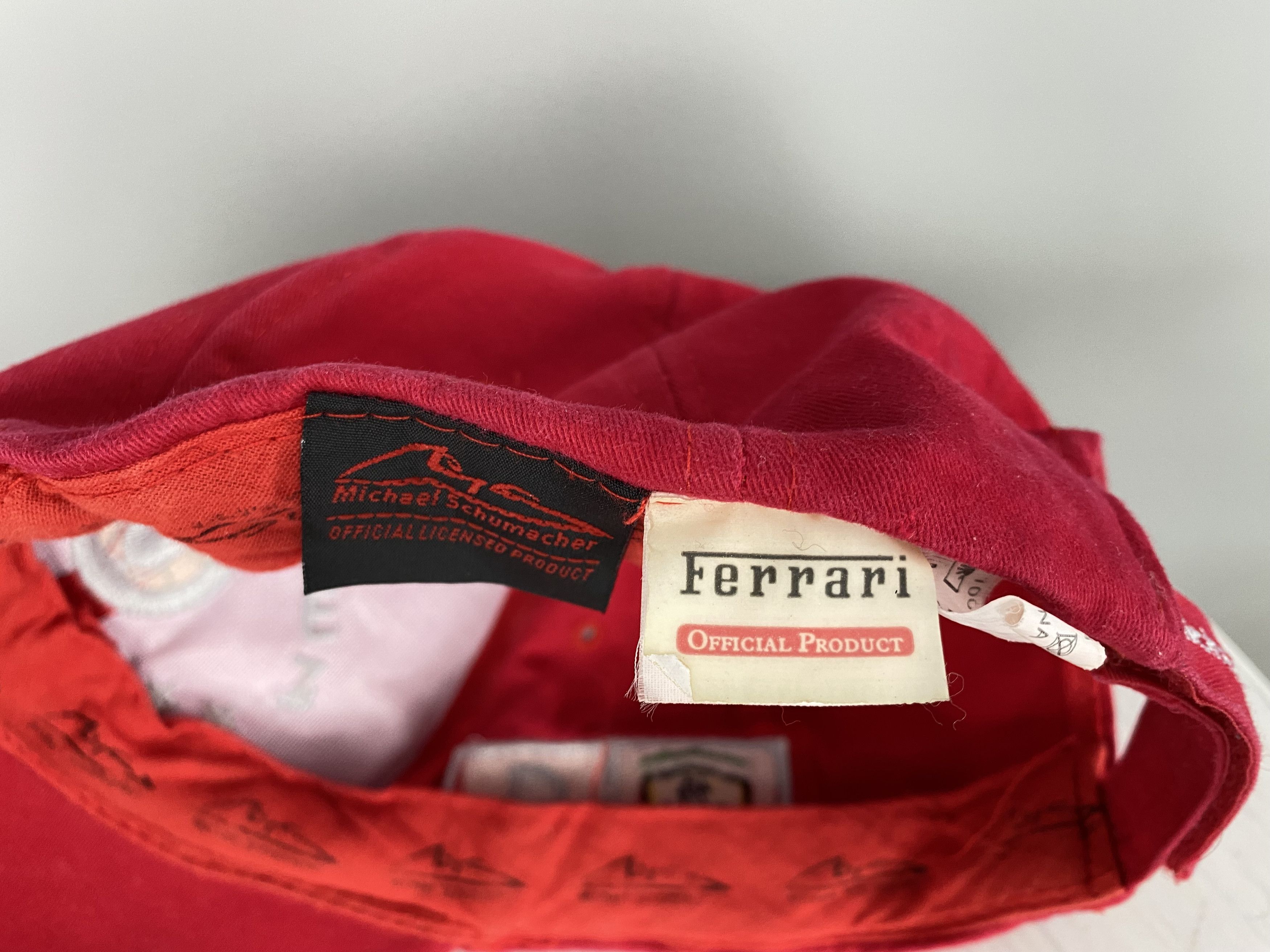 Ferrari RARE VTG Ferrari Michael Schumacher F1 Racing Champion Size ONE SIZE - 9 Thumbnail
