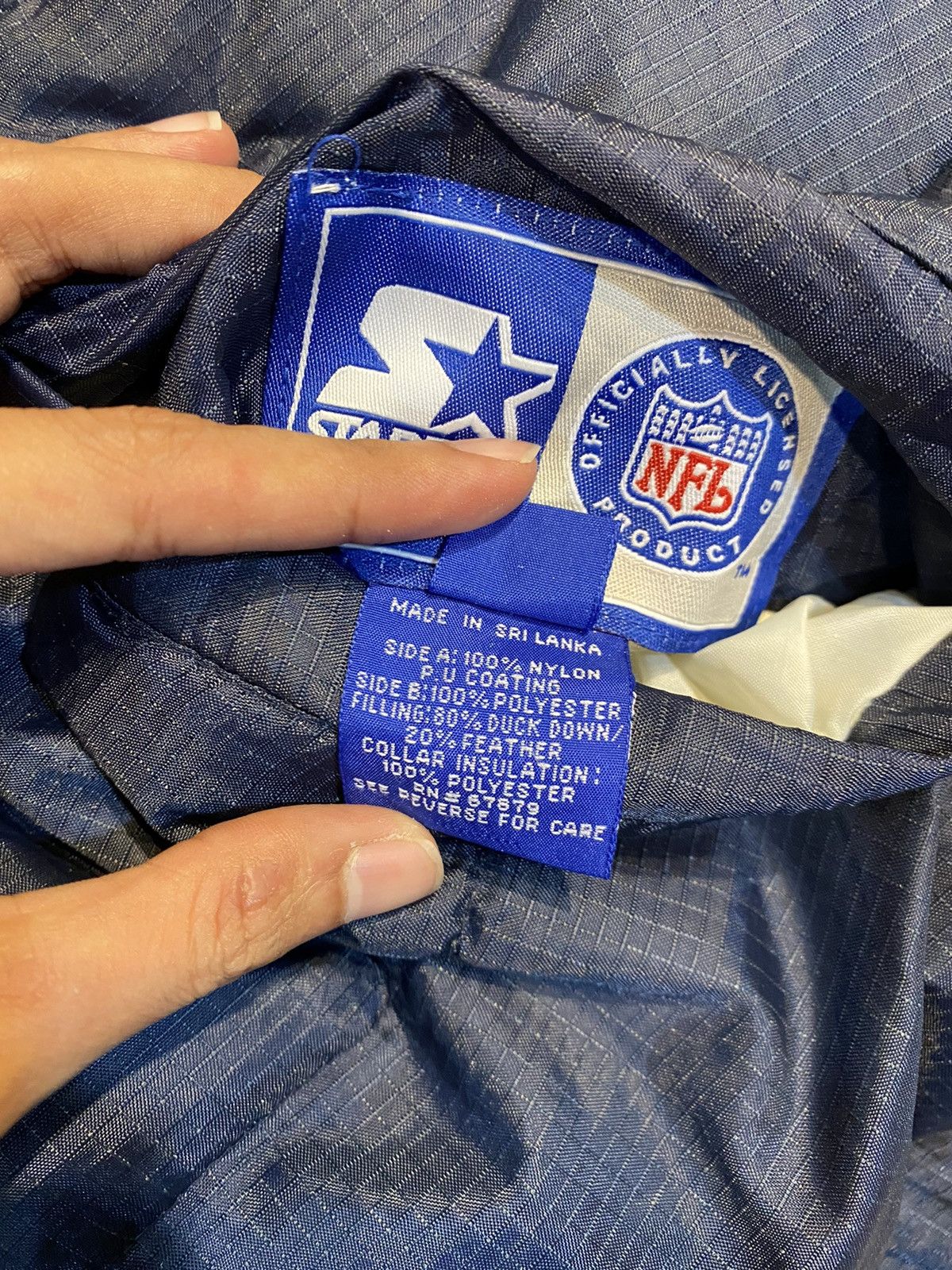 NFL × Starter × Vintage VINTAGE RARE‼️Dallas Cowboys NFL By Starter Reversible Puffe Size US XL / EU 56 / 4 - 16 Thumbnail