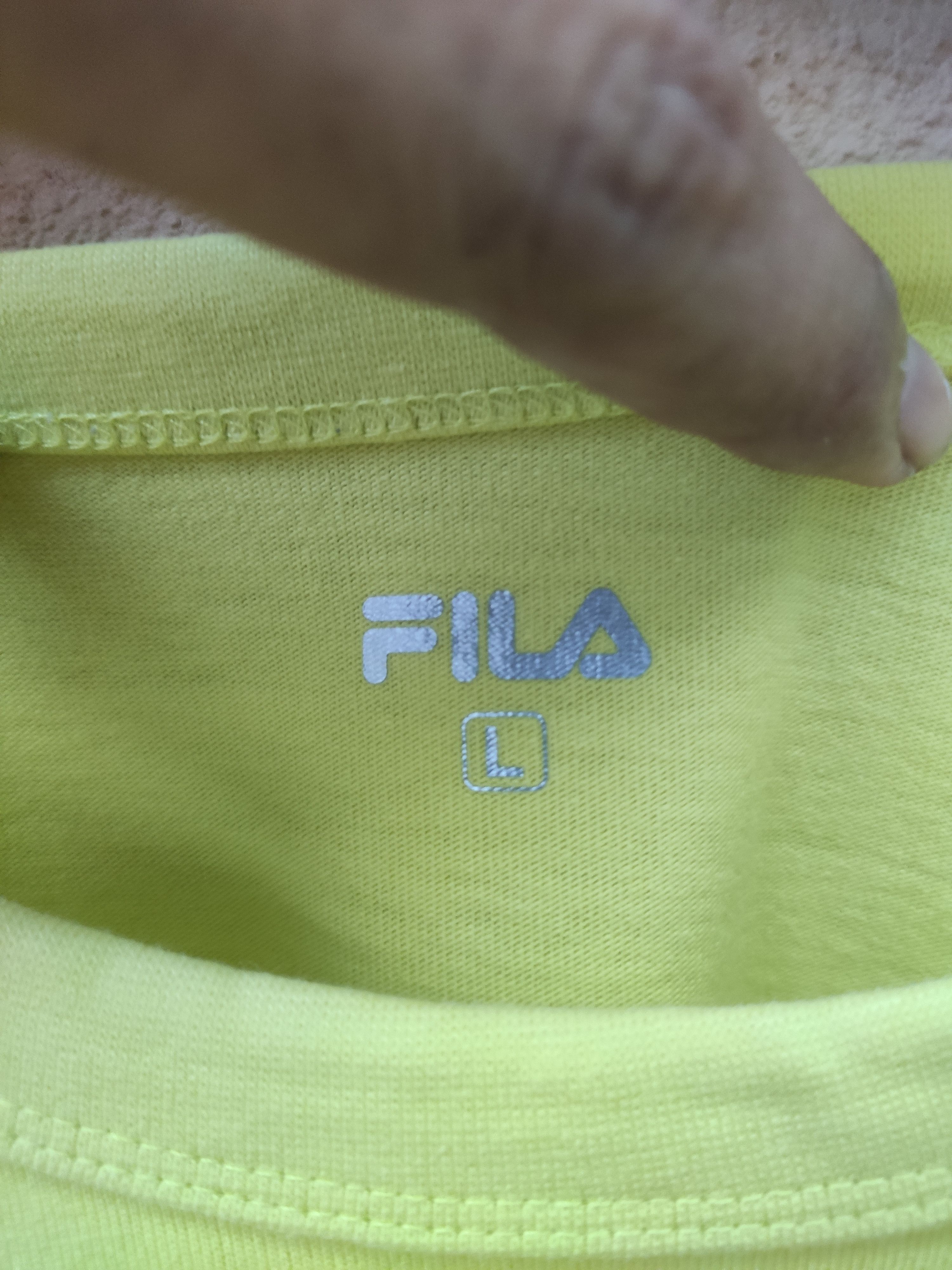 Fila Fila Undici t shirt spell out Size US L / EU 52-54 / 3 - 4 Thumbnail