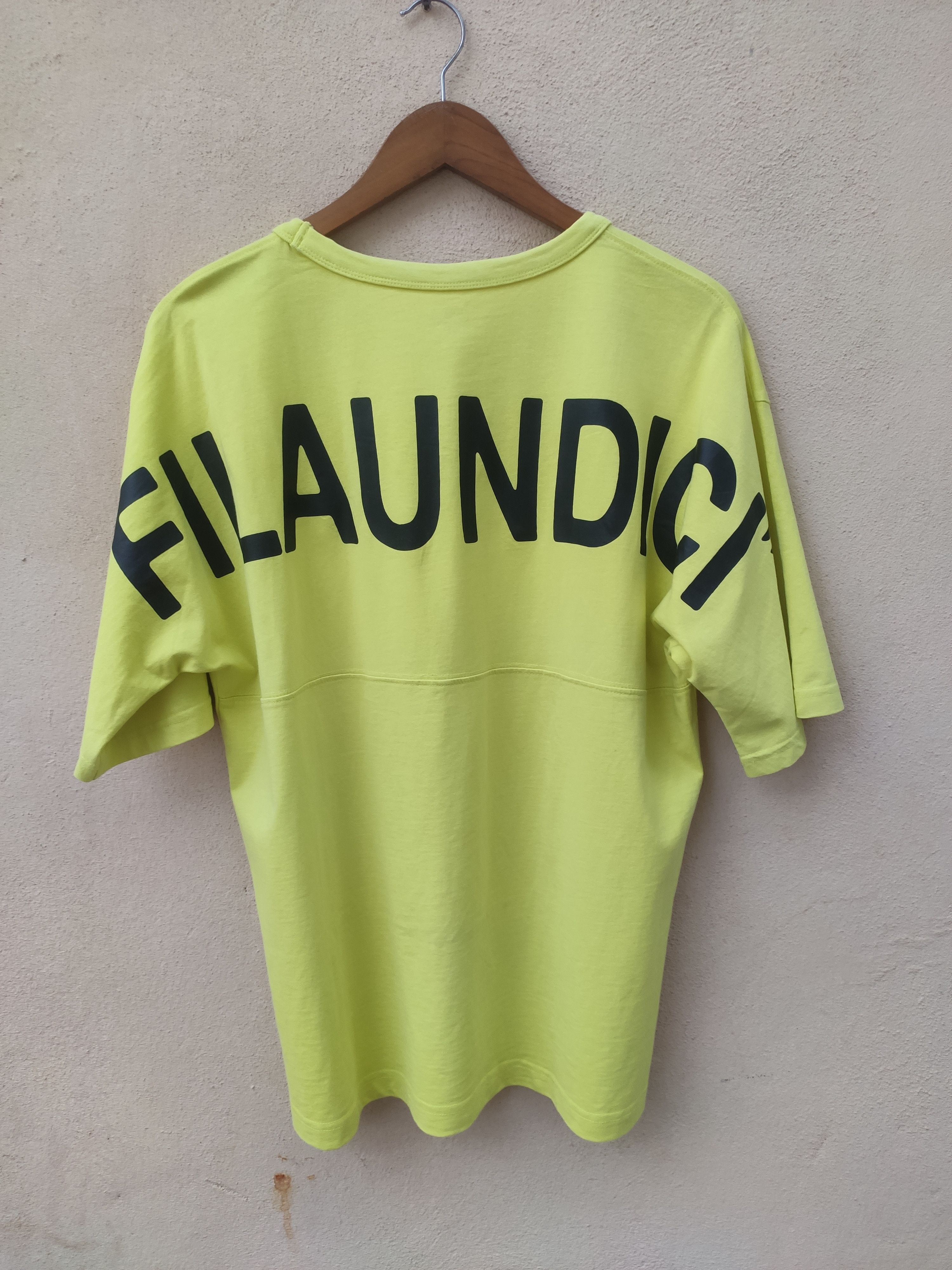 Fila Fila Undici t shirt spell out Size US L / EU 52-54 / 3 - 3 Thumbnail
