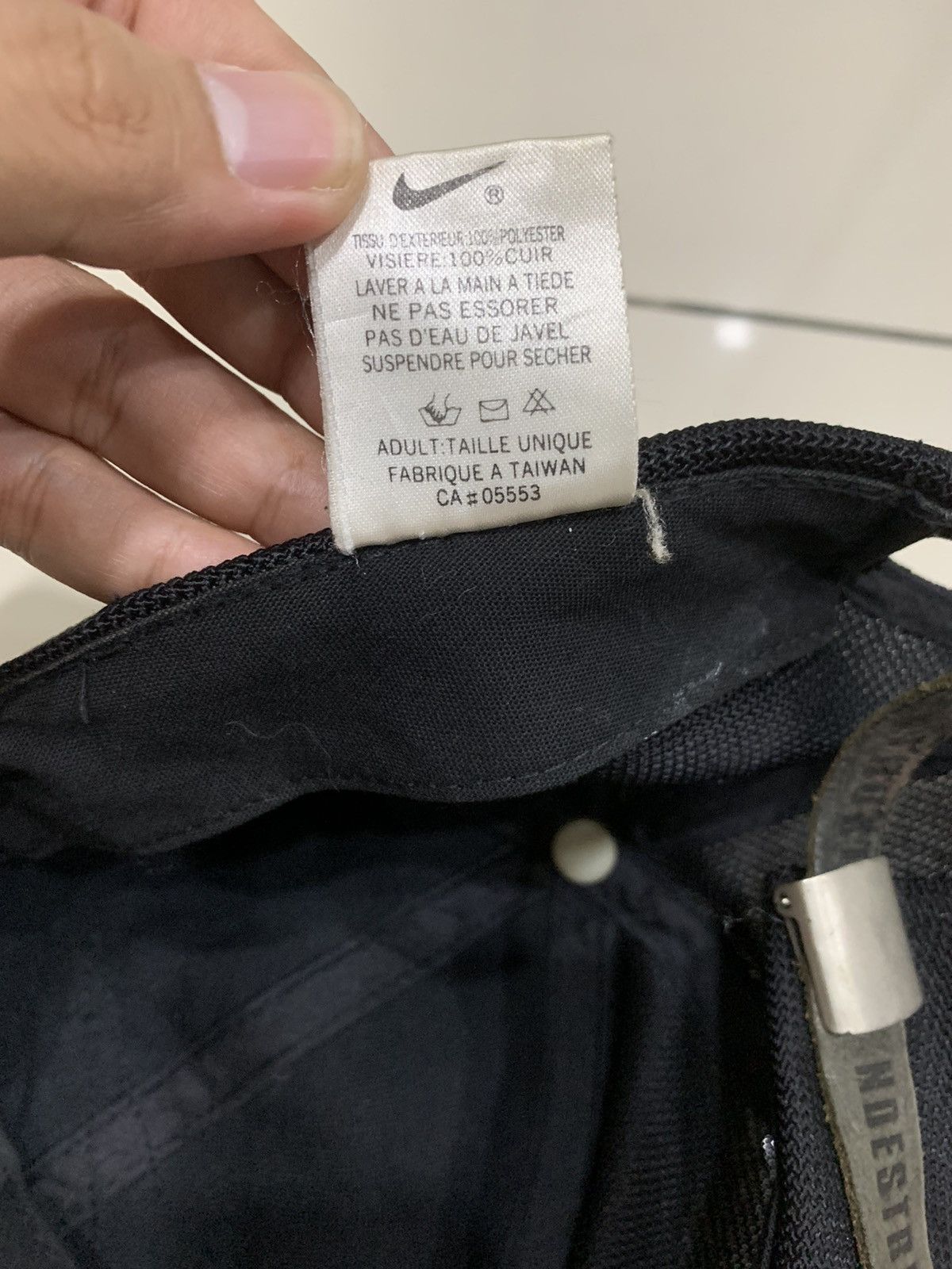Nike VINTAGE 1990s NIKE NDESTRUKT DENNIS RODMAN CAP Size ONE SIZE - 11 Thumbnail