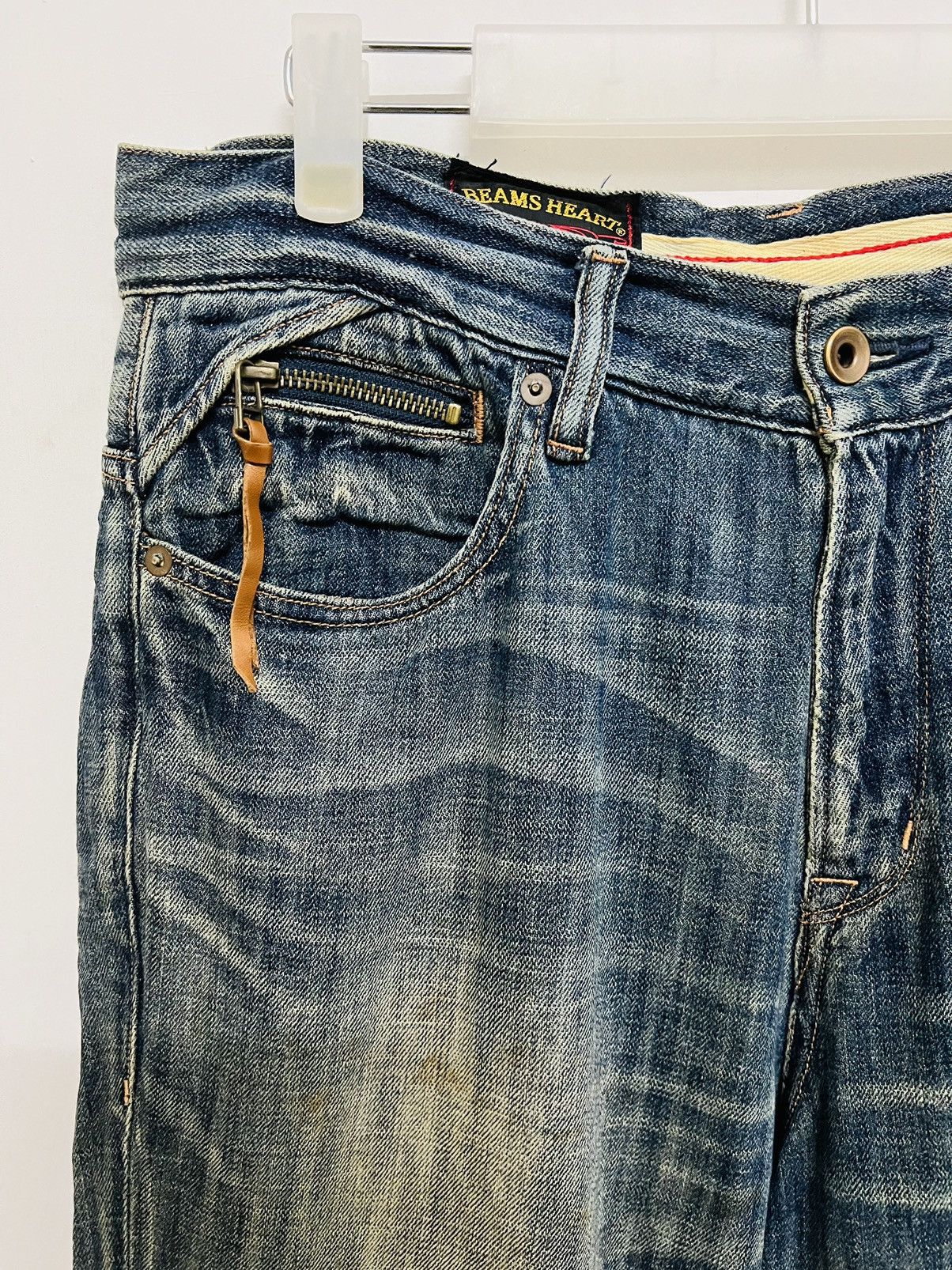 Beams Plus Beams Heart Denim Jeans Size US 34 / EU 50 - 2 Thumbnail