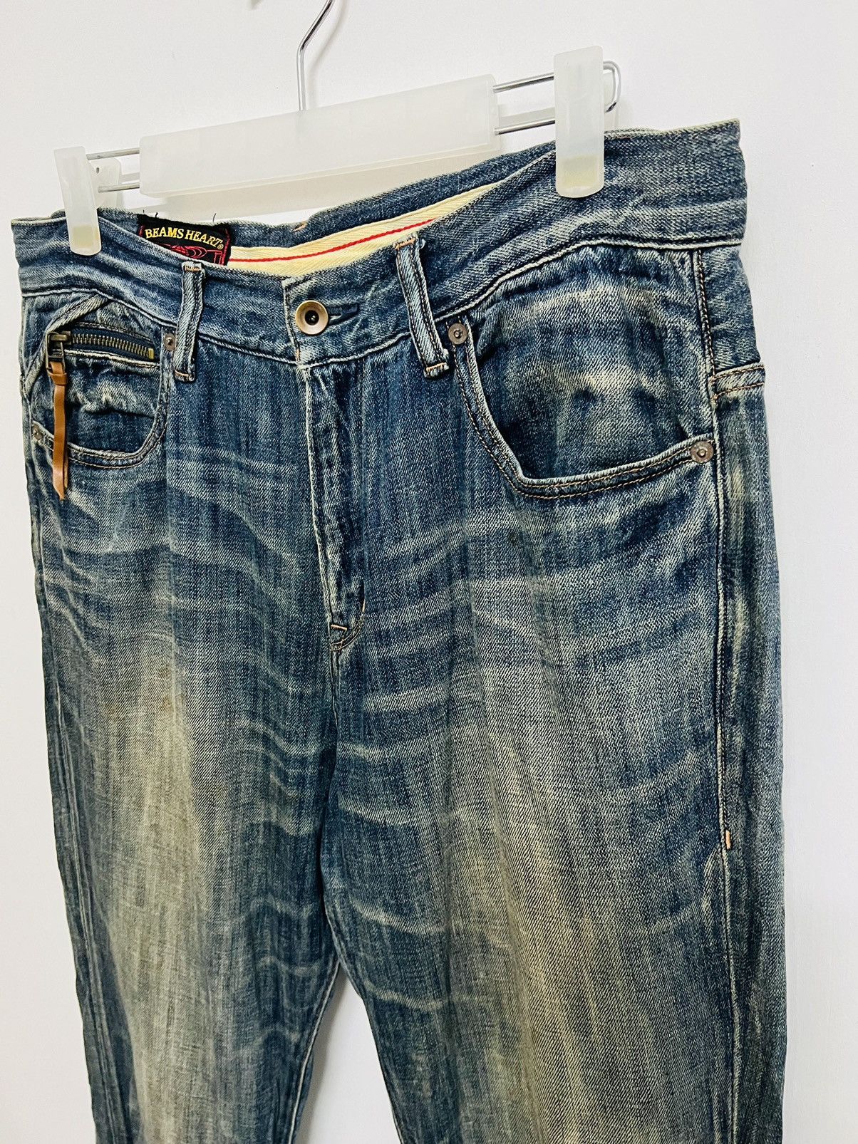 Beams Plus Beams Heart Denim Jeans Size US 34 / EU 50 - 3 Thumbnail