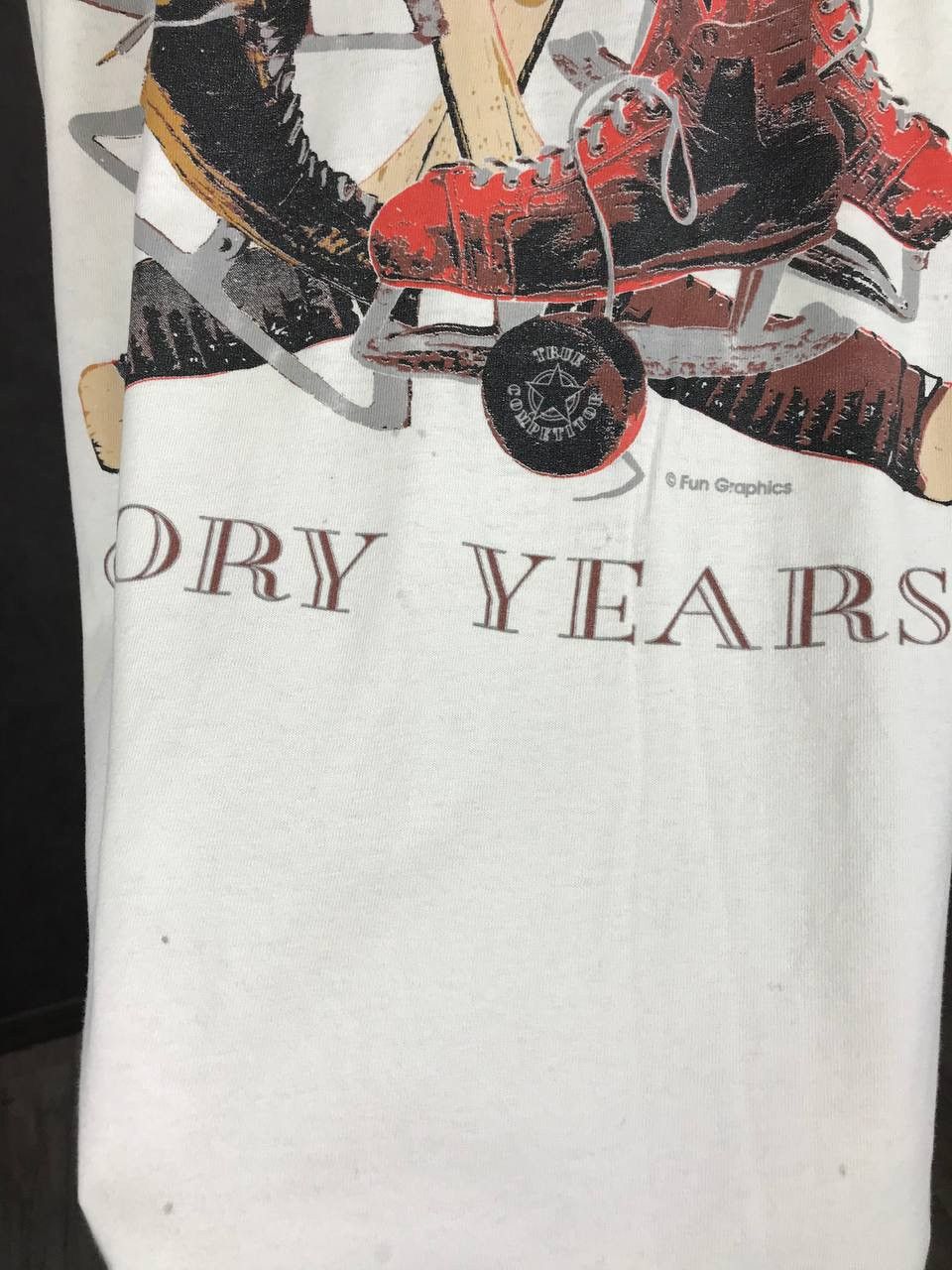 Vintage Hockey Glory Years American vintage made in USA tee Size US XL / EU 56 / 4 - 12 Thumbnail