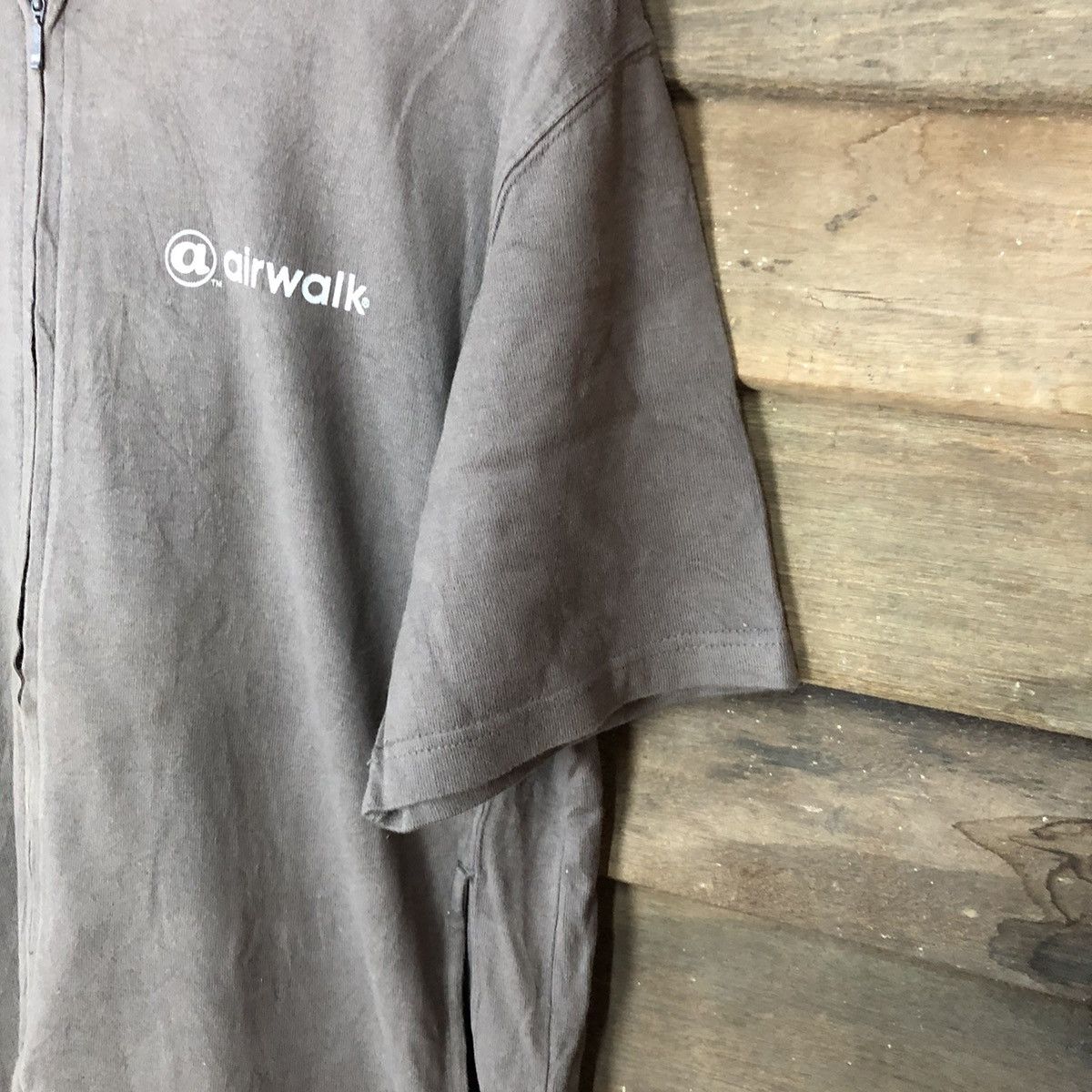 Airwalk Air Walk faded Hoddie vintage sweater short sleeve #3896 Size US L / EU 52-54 / 3 - 8 Thumbnail