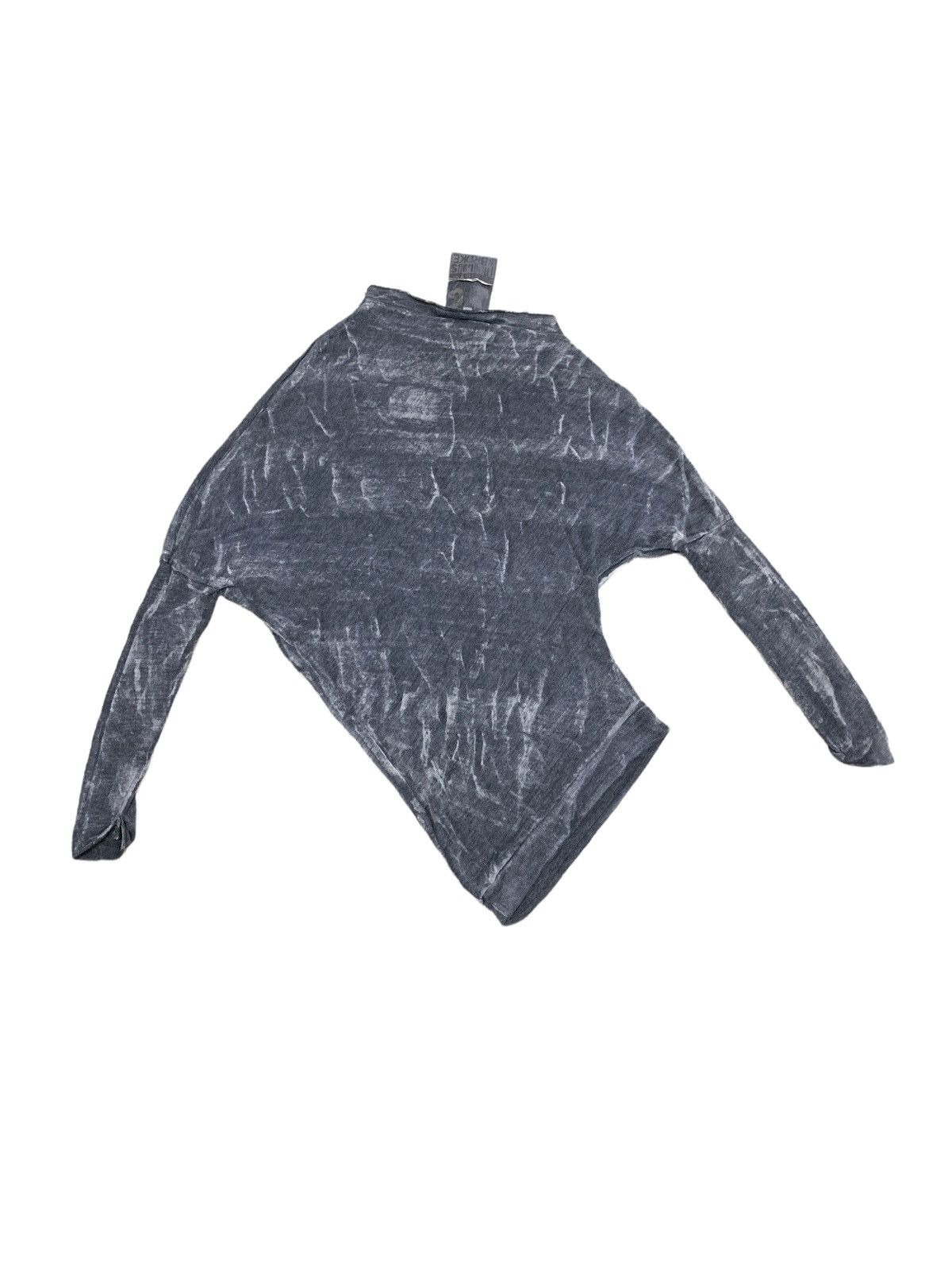 Japanese Brand YOUNG RECKLESS & BROKE ASSYMETRICAL KNITTED SHIRT Size US XS / EU 42 / 0 - 2 Thumbnail