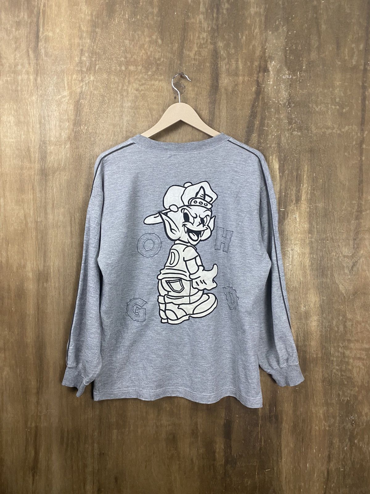 Cartoon Network Cartoon bull dog big logo sweatshirt #Z095 Size US M / EU 48-50 / 2 - 1 Thumbnail