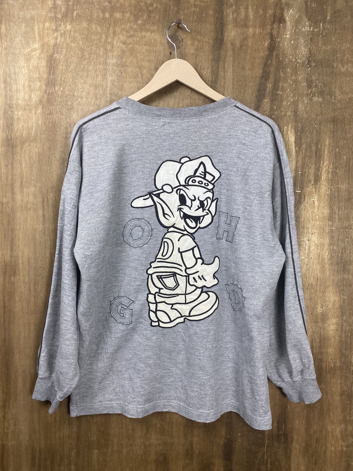 Cartoon Network Cartoon bull dog big logo sweatshirt #Z095 Size US M / EU 48-50 / 2 - 2 Thumbnail