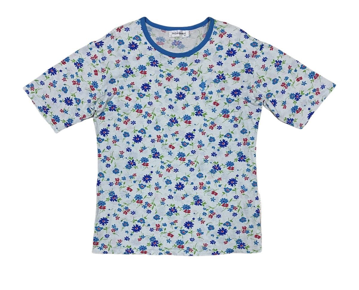 YSL YVES SAINT LAURENT Flora Design Shirt