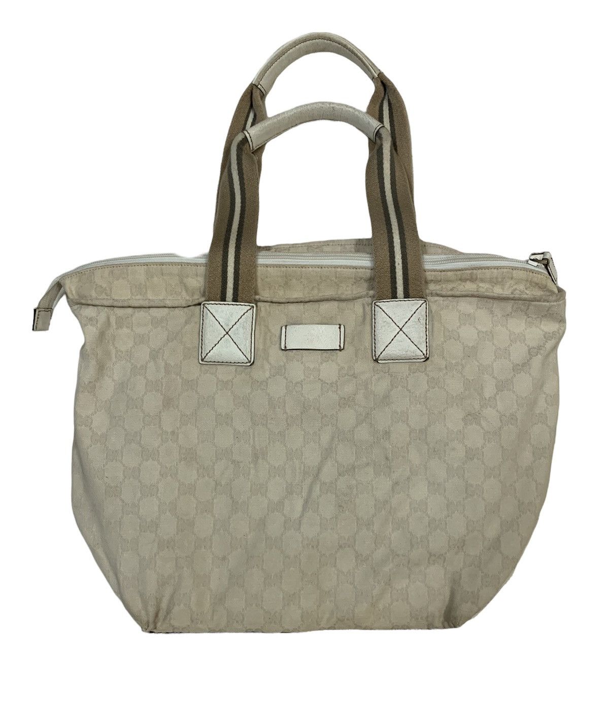 Vintage Luxury Gucci Monogram GG Tote Bag