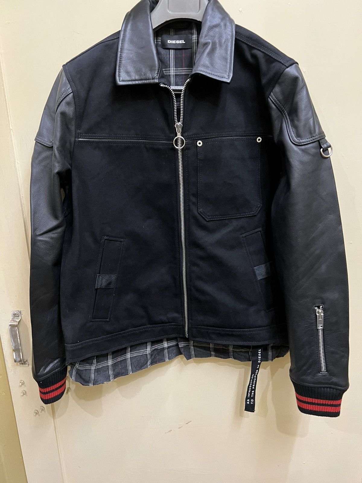 Diesel Diesel J-YUKI leather jacket Size US XL / EU 56 / 4 - 1 Thumbnail