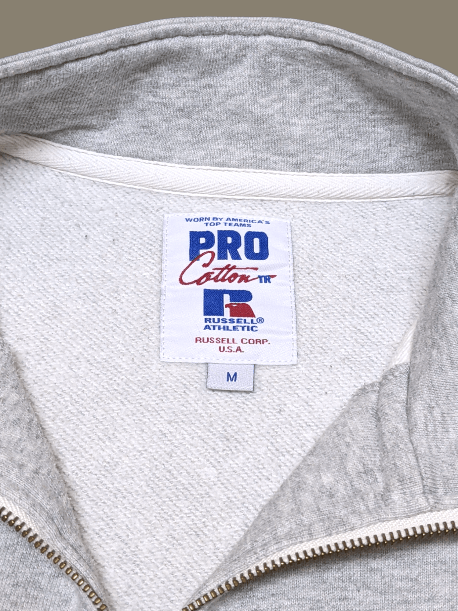 Russell Athletic × Vintage Vintage 90s Russell Athletic Spellout Sweatshirt Size US M / EU 48-50 / 2 - 8 Thumbnail