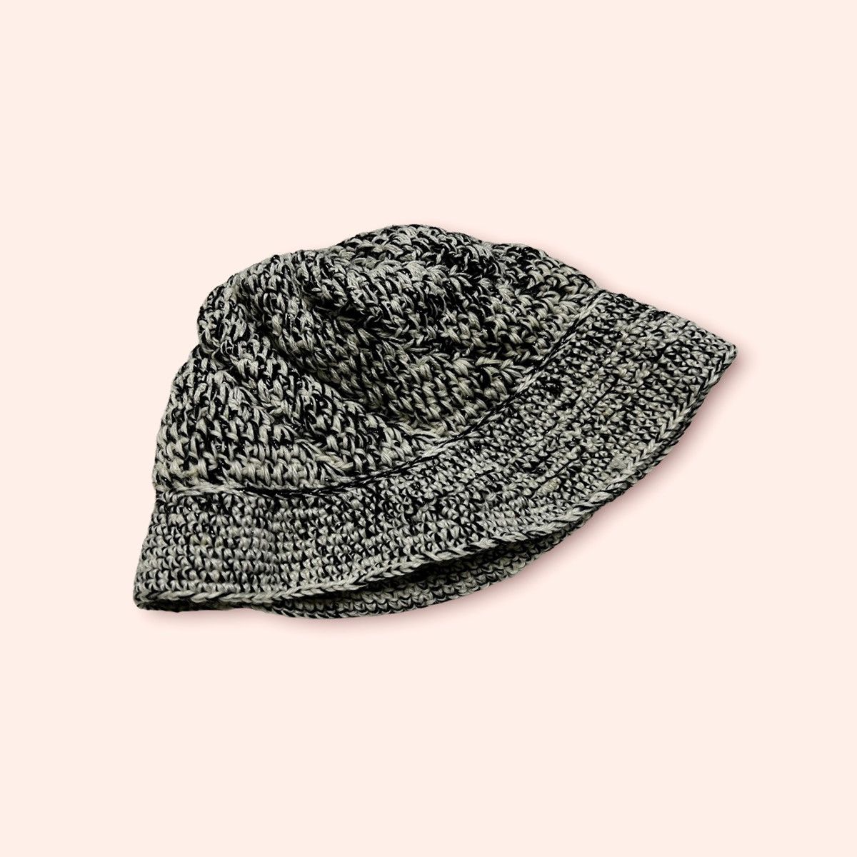 Handmade × Vintage VINTAGE HAND MADE KNITTED BUCKET HAT Size ONE SIZE - 9 Thumbnail