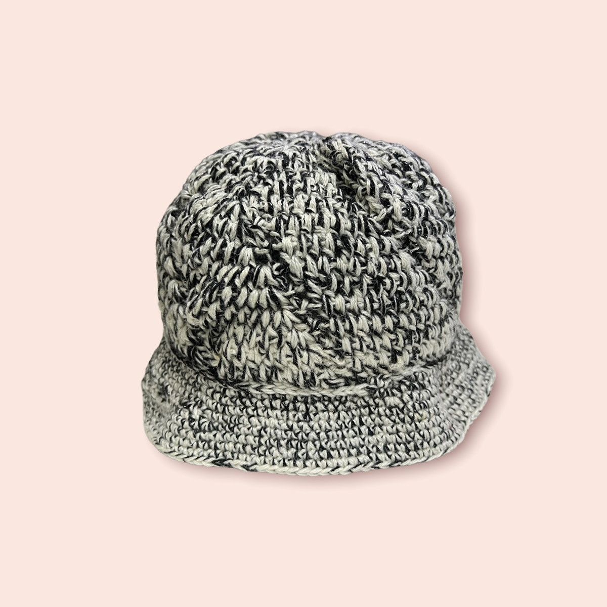 Handmade × Vintage VINTAGE HAND MADE KNITTED BUCKET HAT Size ONE SIZE - 8 Thumbnail
