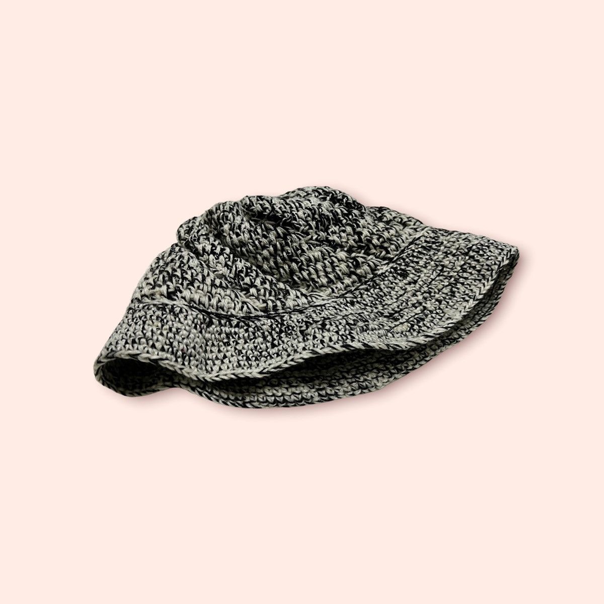 Handmade × Vintage VINTAGE HAND MADE KNITTED BUCKET HAT Size ONE SIZE - 11 Thumbnail