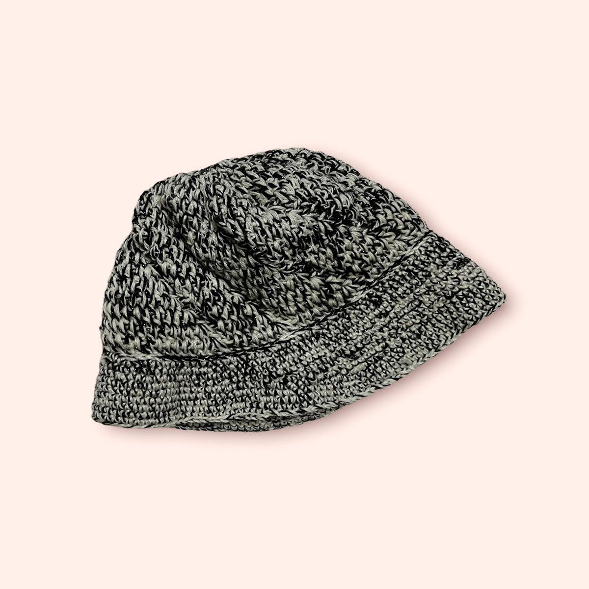 Handmade × Vintage VINTAGE HAND MADE KNITTED BUCKET HAT Size ONE SIZE - 10 Thumbnail