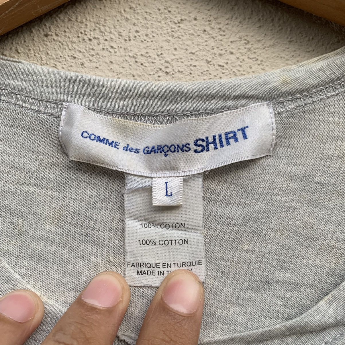 Comme des Garcons × Japanese Brand COMME DES GARCONS PLAIN BASIC T-shirt Size US M / EU 48-50 / 2 - 5 Thumbnail