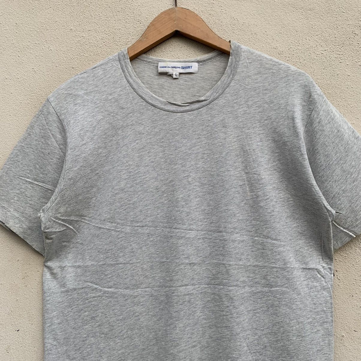 Comme des Garcons × Japanese Brand COMME DES GARCONS PLAIN BASIC T-shirt Size US M / EU 48-50 / 2 - 2 Thumbnail