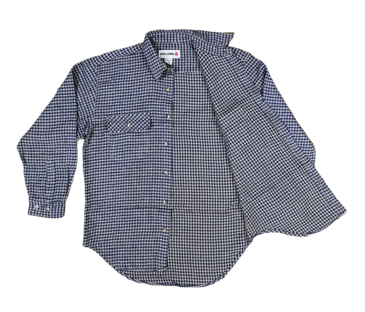 Flannel Vintage Lucky Strike Flannel Shirt Size US M / EU 48-50 / 2 - 7 Thumbnail