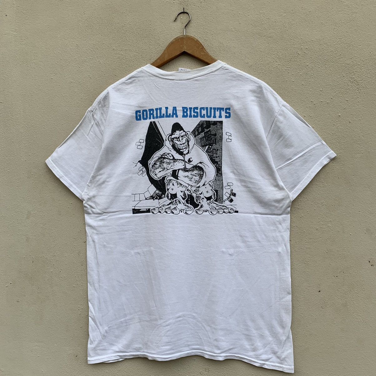 Vintage GORILLA BISCUITS HARDCORE PUNK BAND T-shirt
