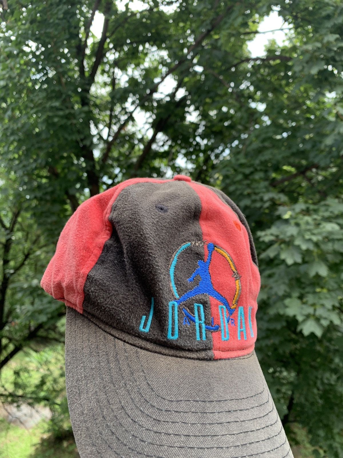 Jordan Brand 80s Vintage Nike Jordan Very Rare Faded Cap Hat Size ONE SIZE - 5 Thumbnail