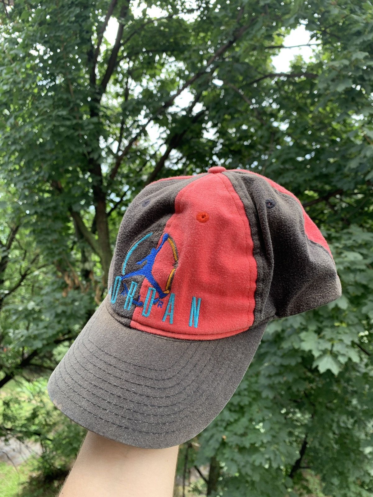 Jordan Brand 80s Vintage Nike Jordan Very Rare Faded Cap Hat Size ONE SIZE - 4 Thumbnail