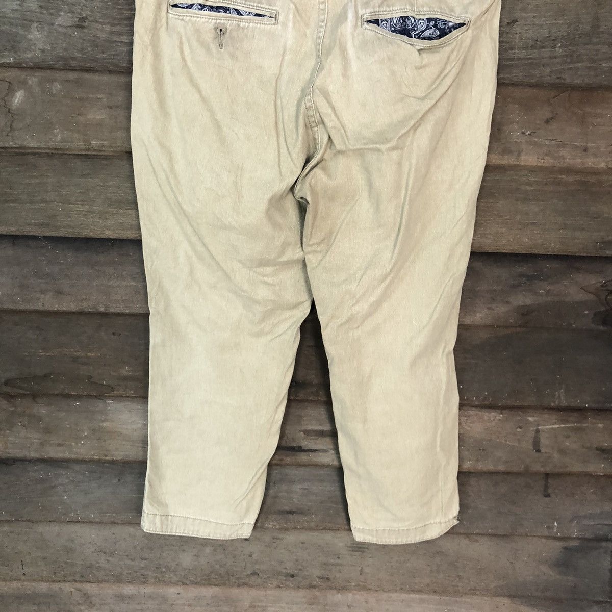Beams Plus × Japanese Brand × Vintage Beams Plus Brown Cropped Pants #6914 Size US 32 / EU 48 - 10 Thumbnail
