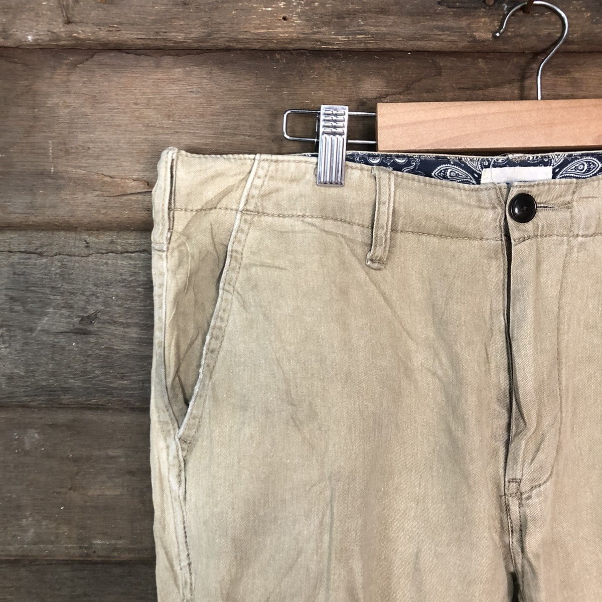 Beams Plus × Japanese Brand × Vintage Beams Plus Brown Cropped Pants #6914 Size US 32 / EU 48 - 4 Thumbnail